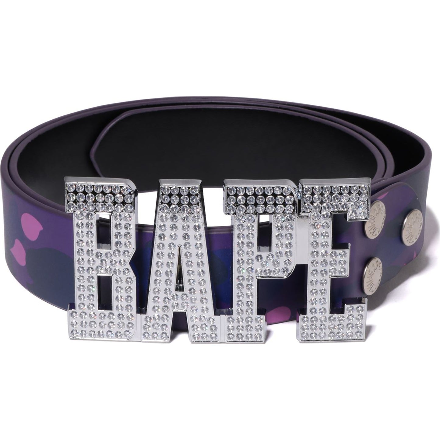 CEINTURE EN CUIR BAPE COLOR CAMO POUR HOMMES