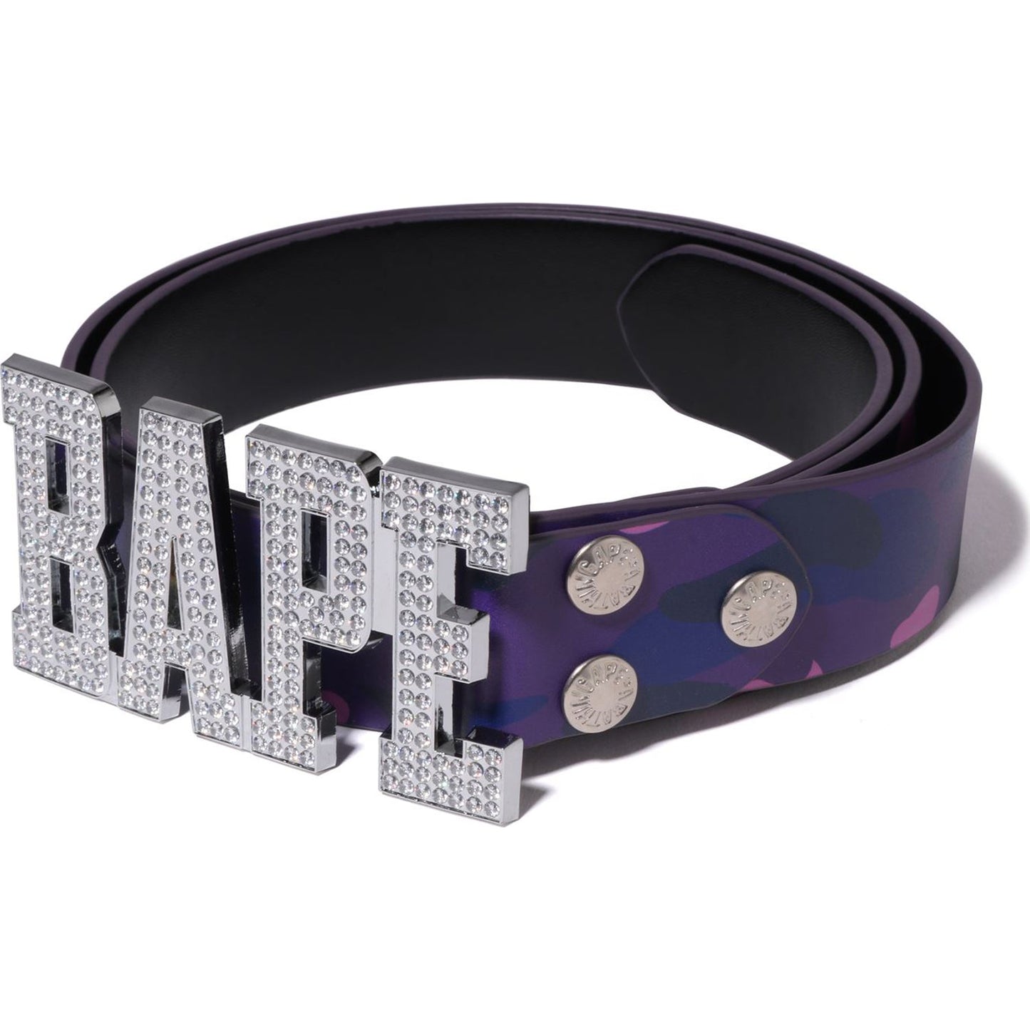 CEINTURE EN CUIR BAPE COLOR CAMO POUR HOMMES