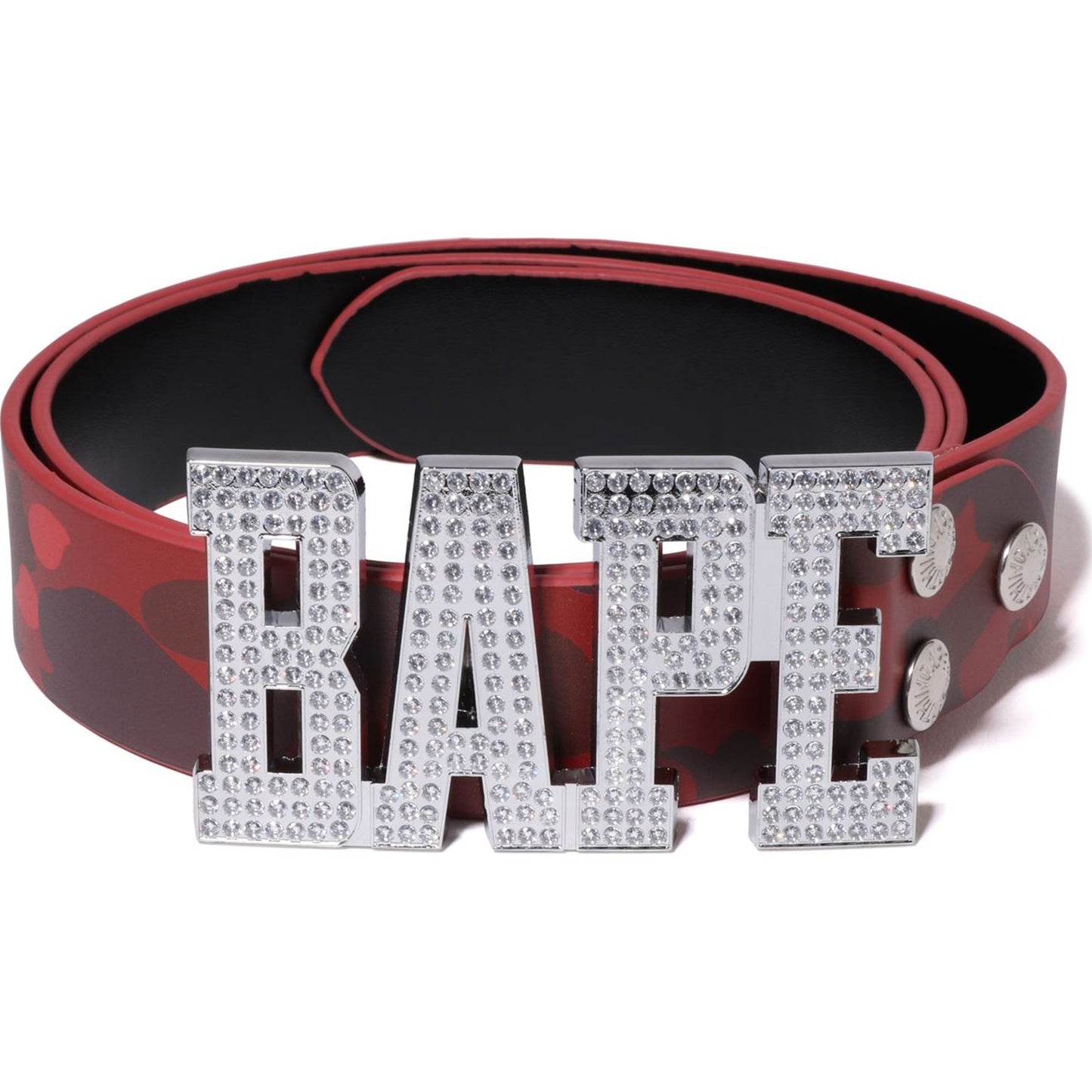 CEINTURE EN CUIR BAPE COLOR CAMO POUR HOMMES
