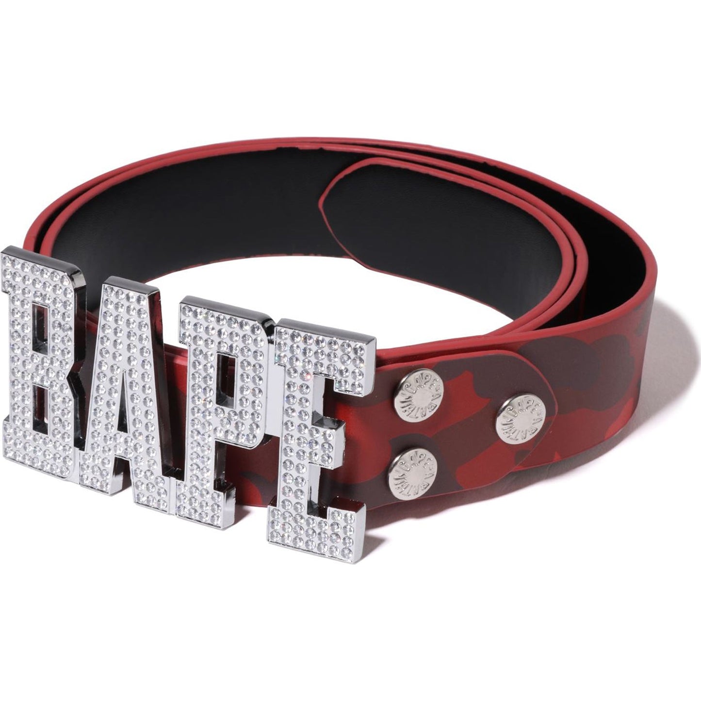 CEINTURE EN CUIR BAPE COLOR CAMO POUR HOMMES