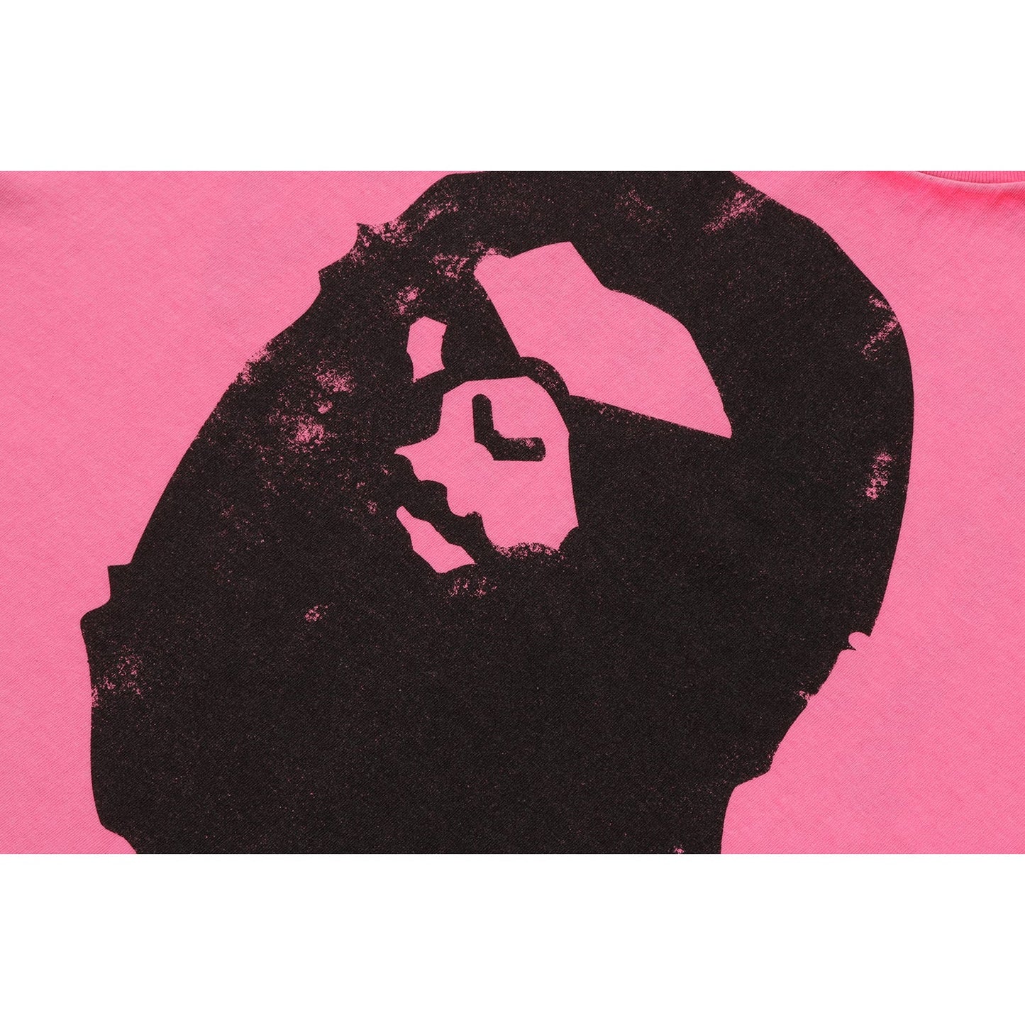 BAPE X SAINT MXXXXXX MAD FACE HANDPRINTING TEE MENS