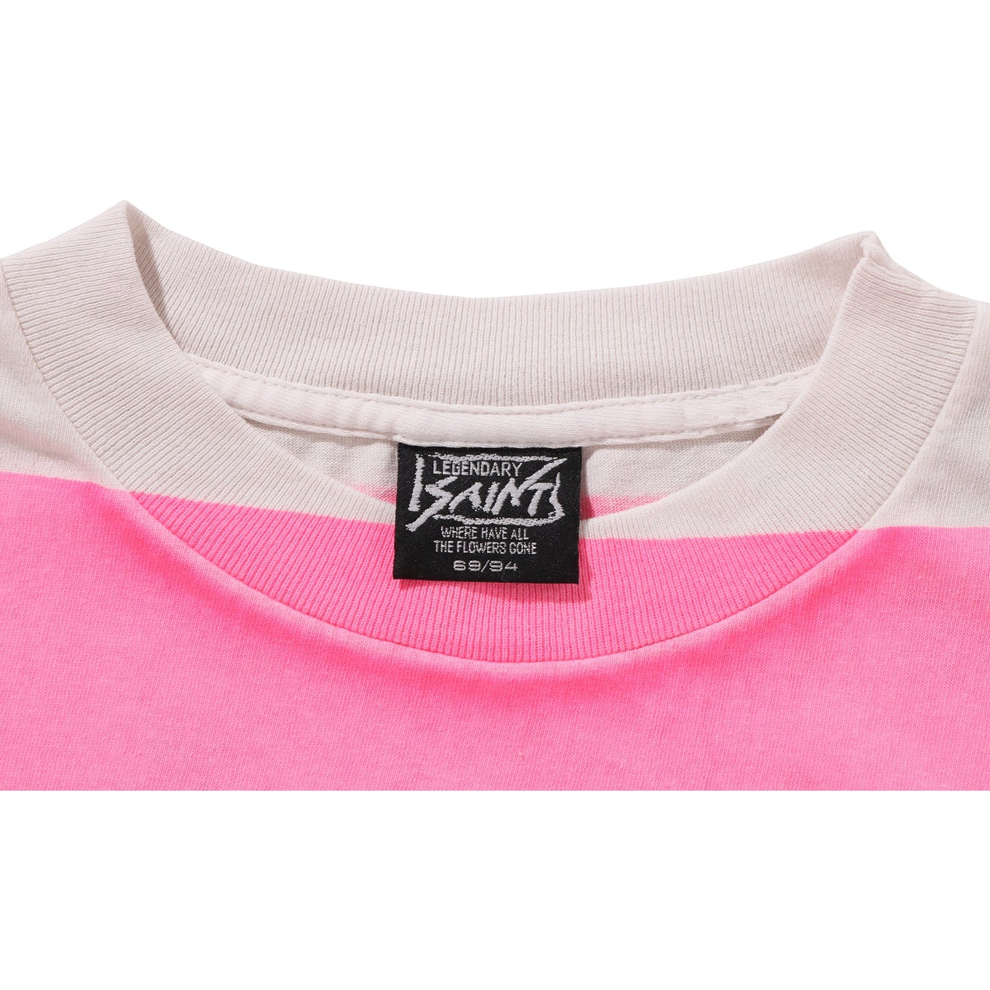 BAPE X SAINT MXXXXXX MAD FACE HANDPRINTING TEE MENS