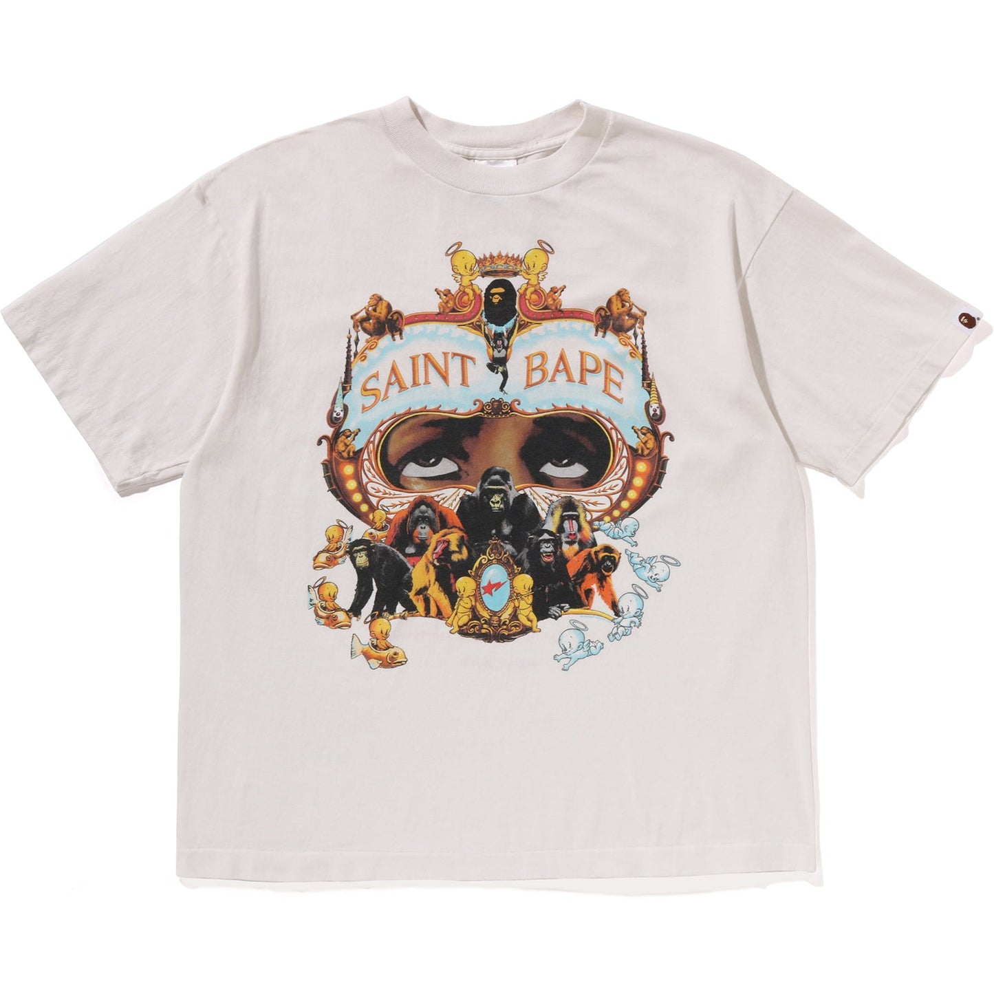 BAPE X SAINT MXXXXXX GENERATION TEE MENS