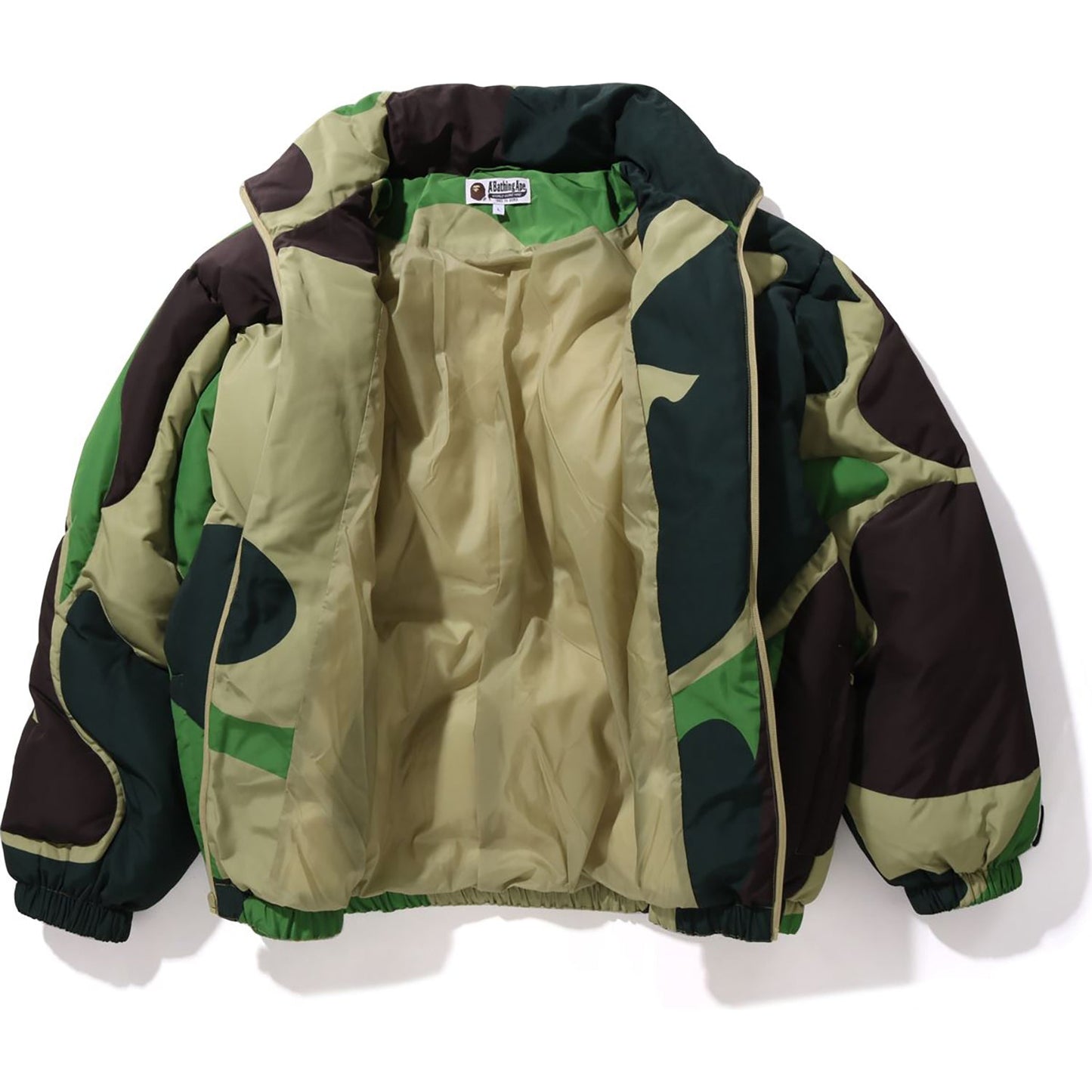 MEGA ABC CAMO DETACHABLE HOODIE PUFFER DOWN JACKET MENS