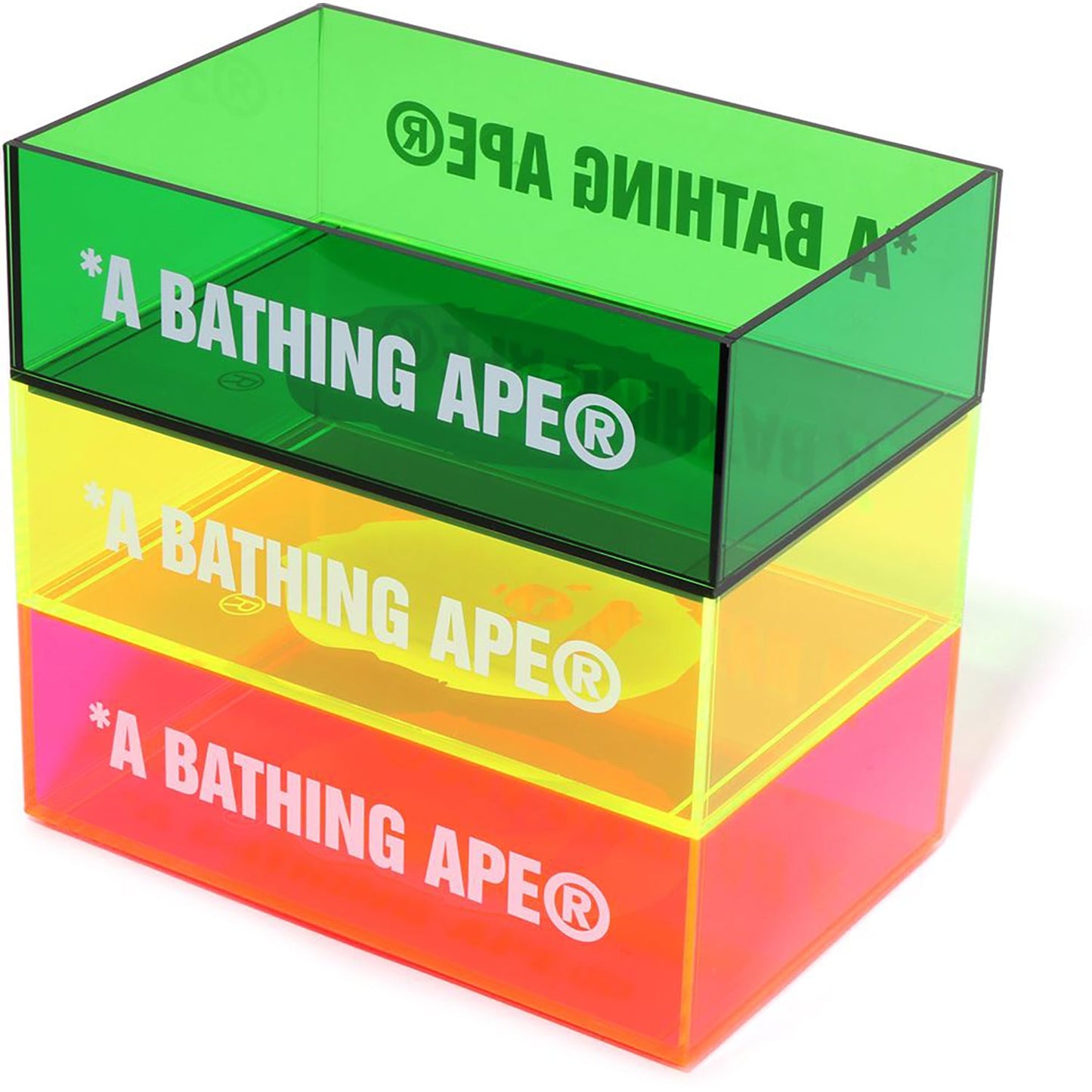 ÉTUI BAPE STACKING ACRYLIQUE COULEUR NÉON