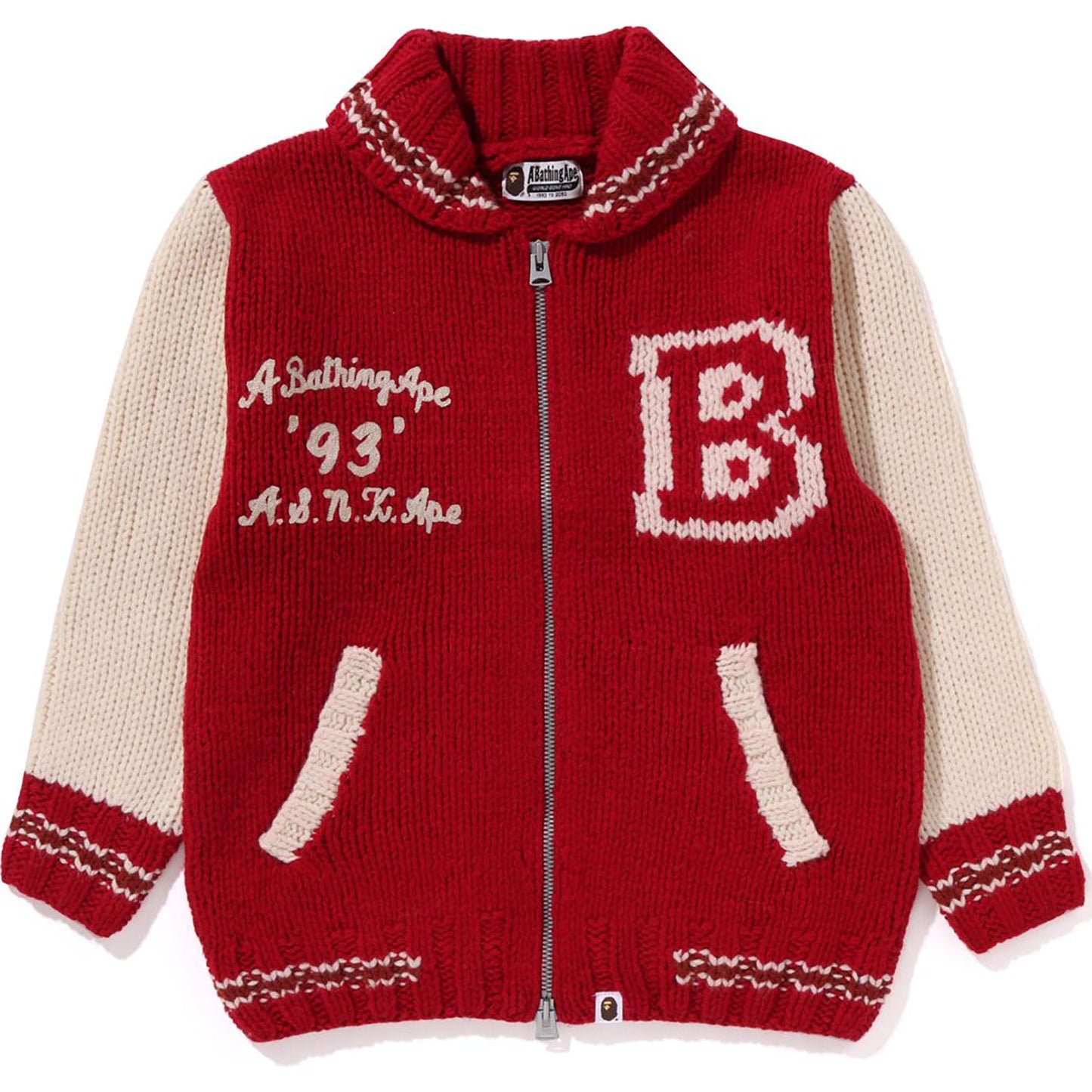 CARDIGAN COWICHAN BATHING APE POUR FEMMES