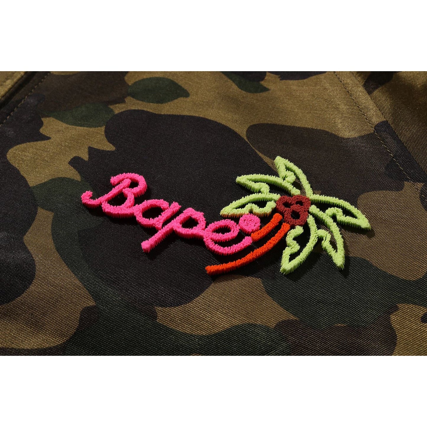 1ÈRE VESTE SOUVENIR CAMO NEON APE HEAD FEMME