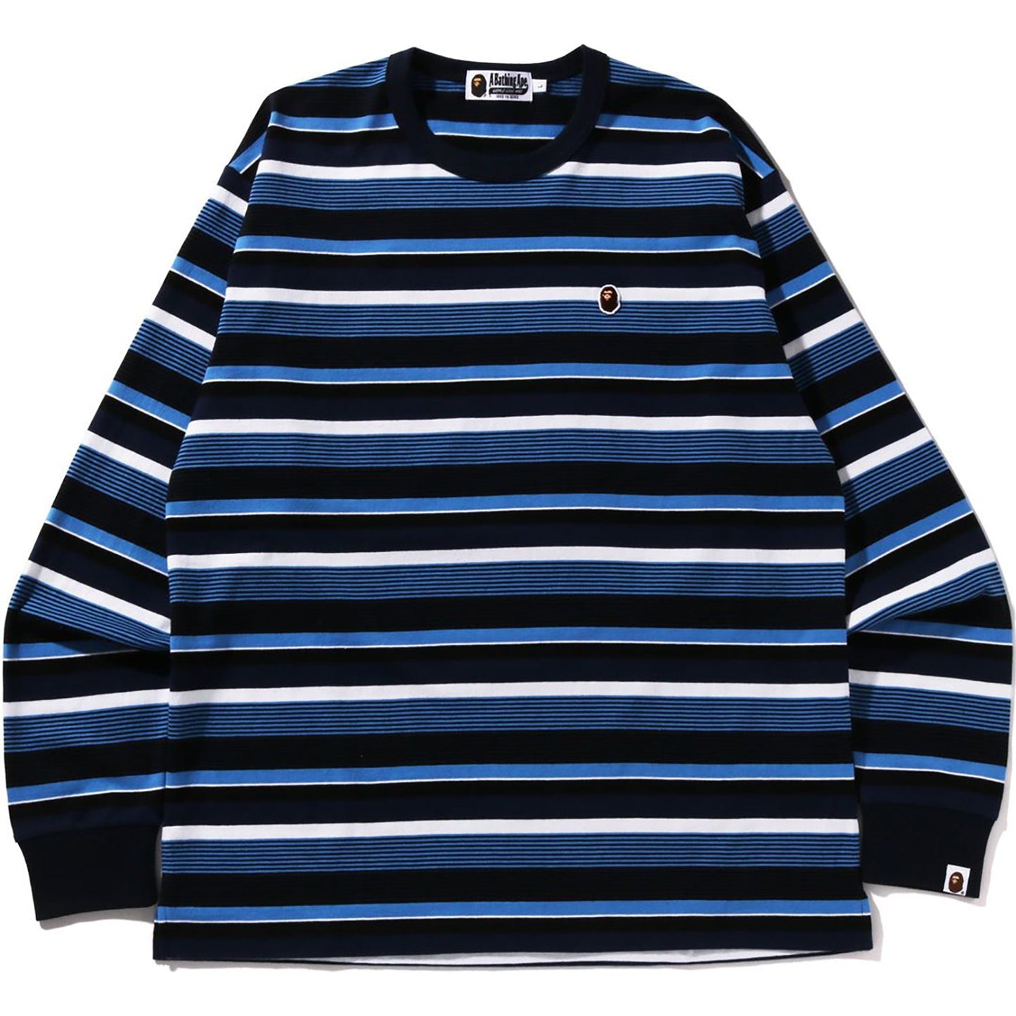 APE HEAD ONE POINT HOOP L/S T-SHIRT RELAXED FIT HERREN