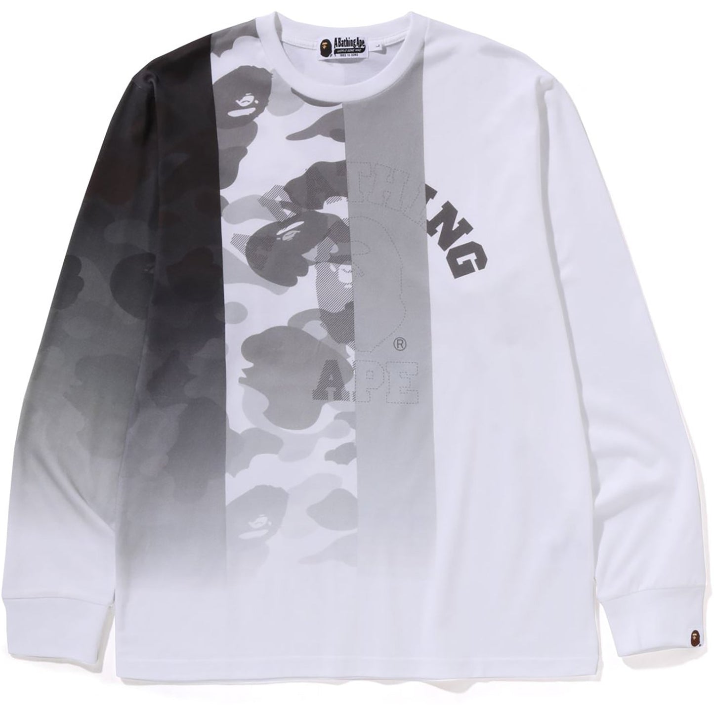 PATCHWORK PRINT LS TEE HERREN