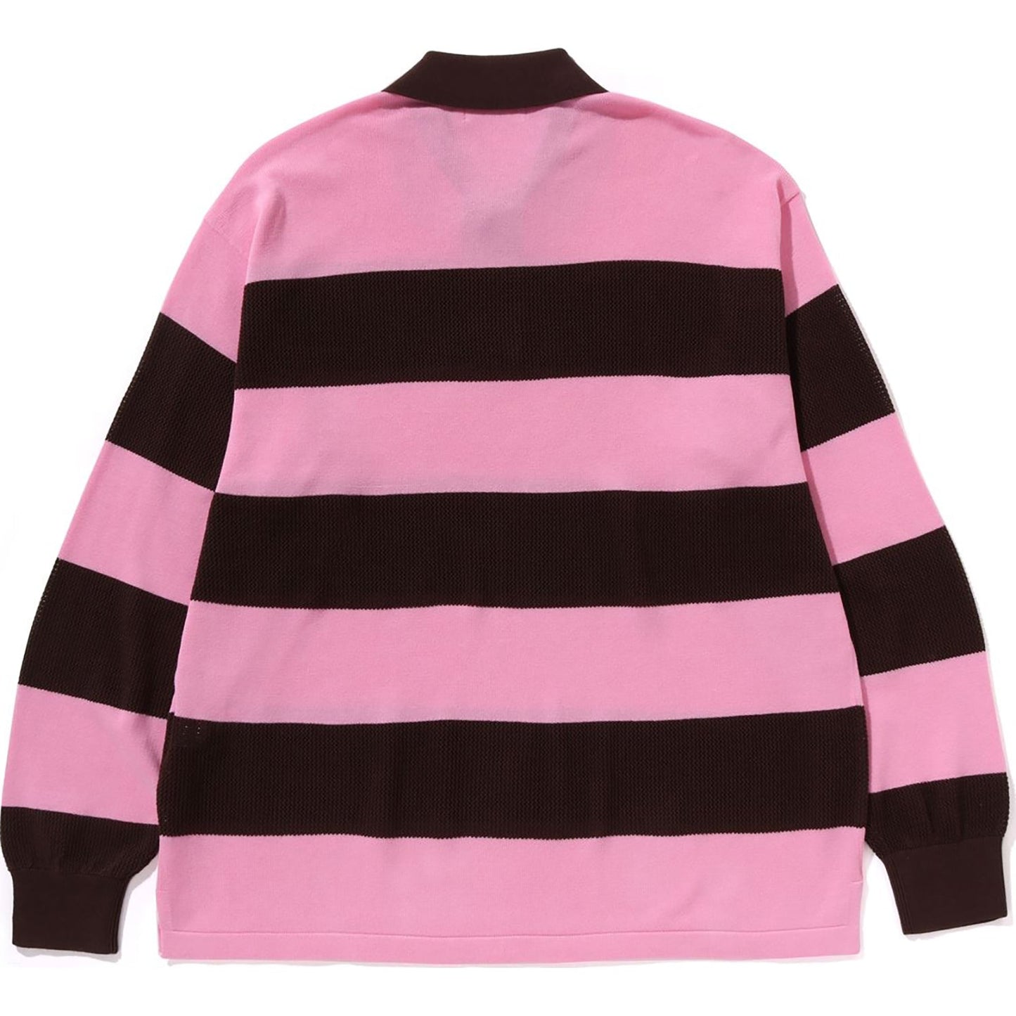 JACQUARD MULTI LOGO STRIPE RELAXED FIT LS TEE HERREN