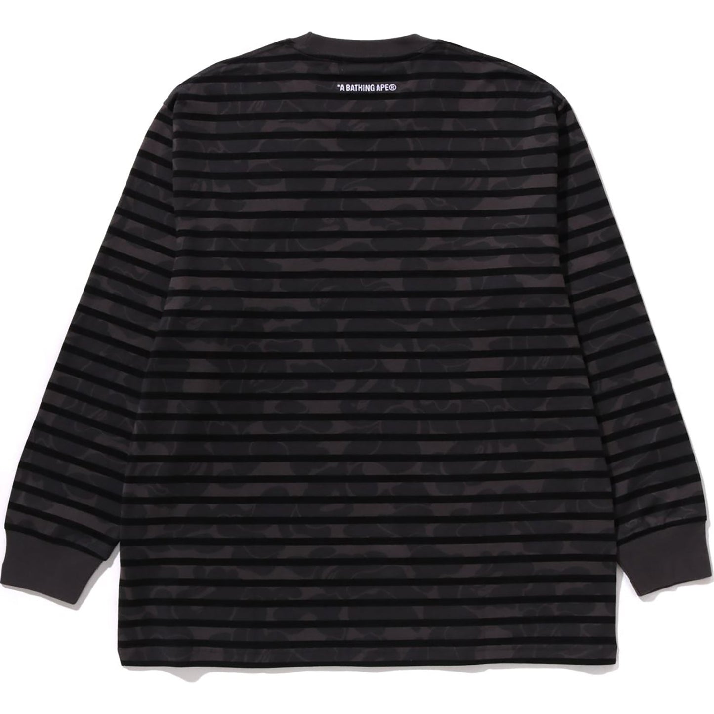 SOLID CAMO ONE POINT RELAXED FIT STRIPE LS TEE MENS