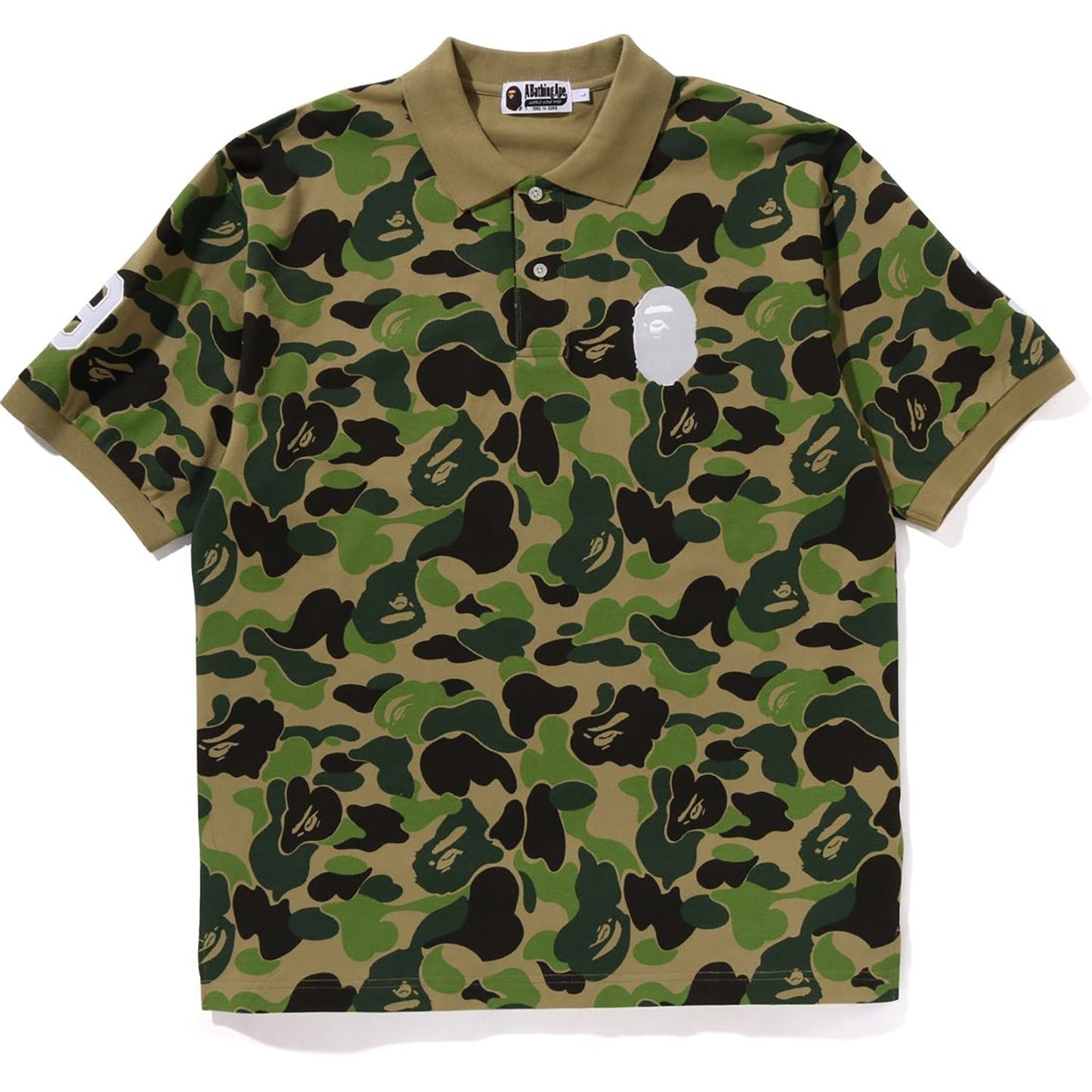ABC CAMO LARGE APE HEAD POLO RELAXED FIT HERREN