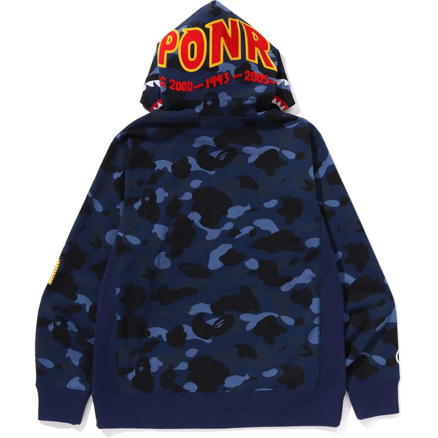 COLOR CAMO 2ND SHARK PULLOVER HOODIE MENS