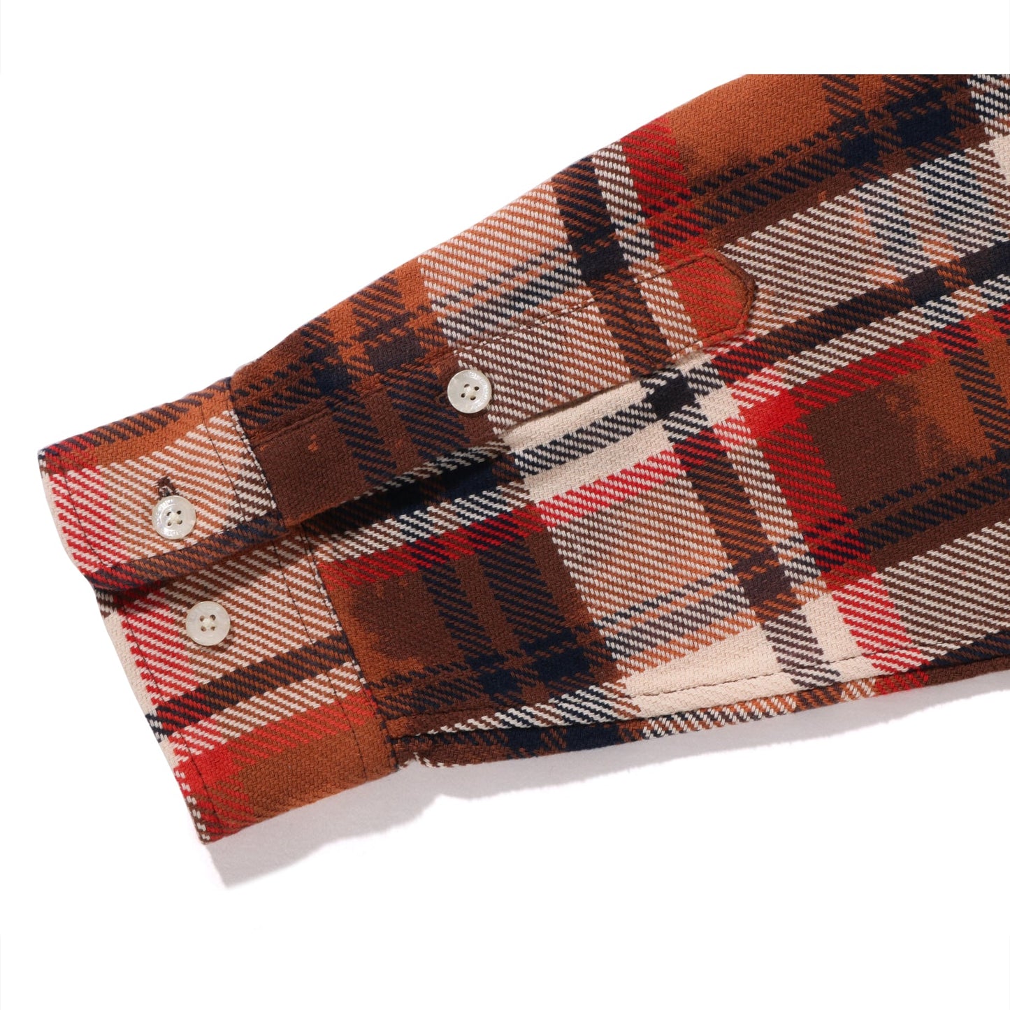 CHEMISE ZIPPÉE BAPE À CARREAUX BLANCHIE POUR HOMMES