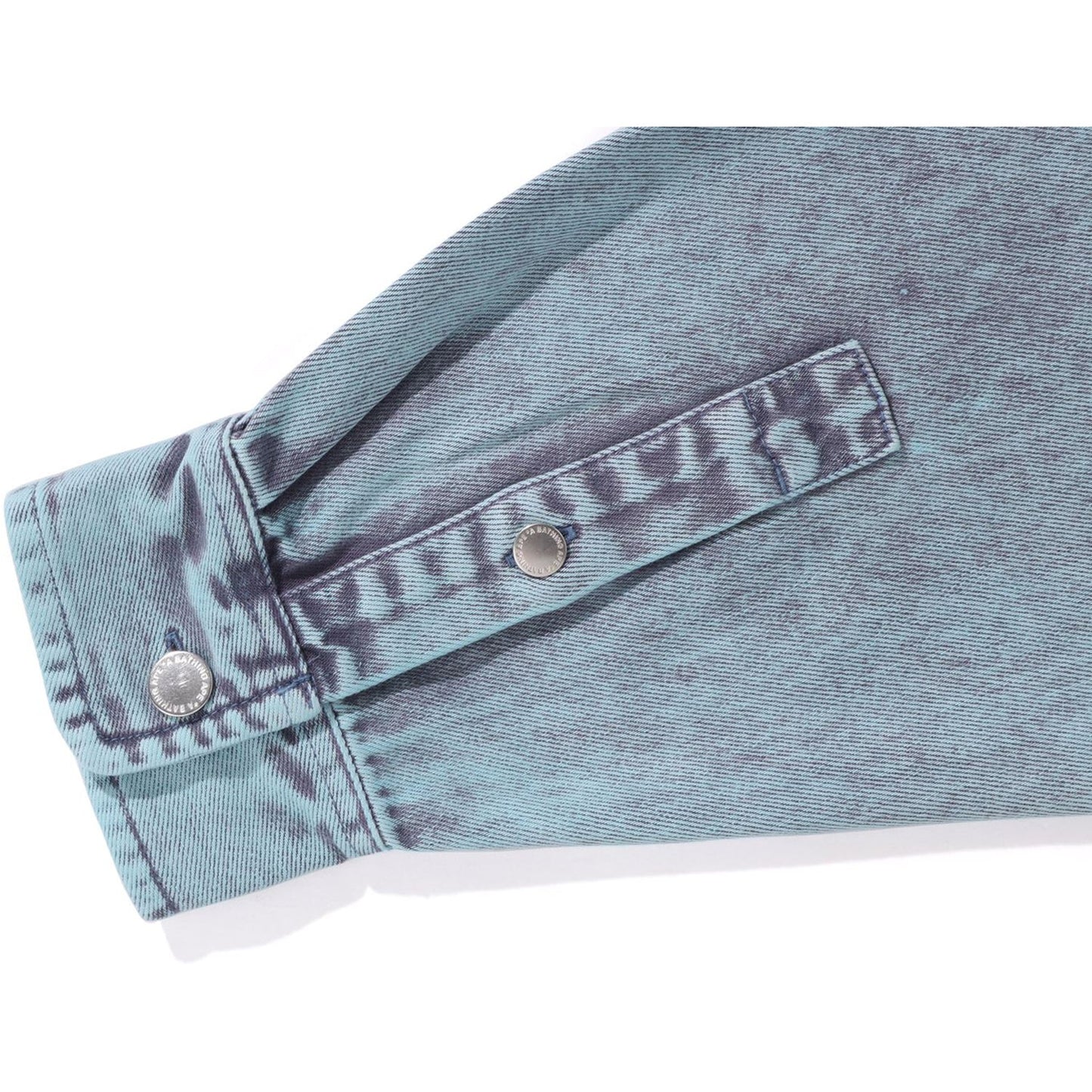 CHEMISE DE TRAVAIL DÉLAVÉE À L'ACIDE POUR HOMMES