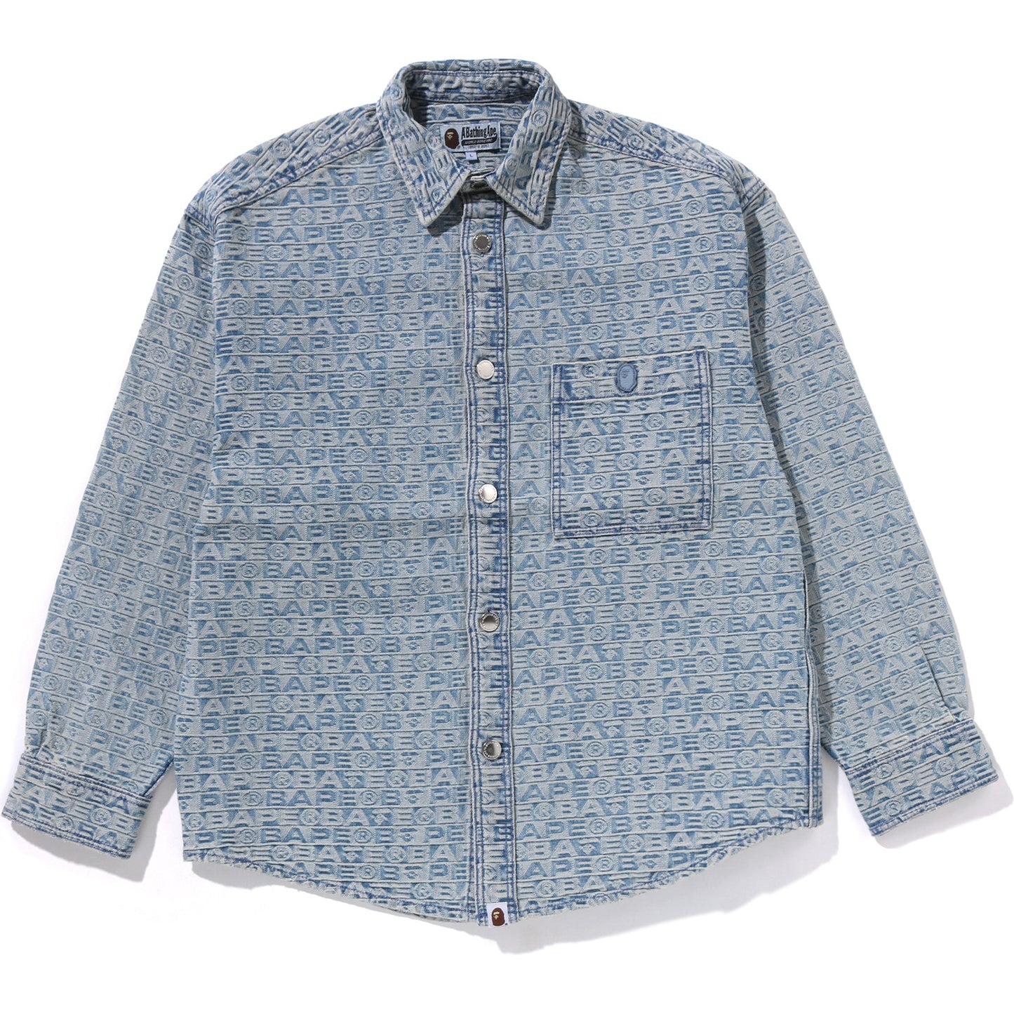 LUX SPORT MUSTER JACQUARD 10OZ DENIM SHIRTS HERREN