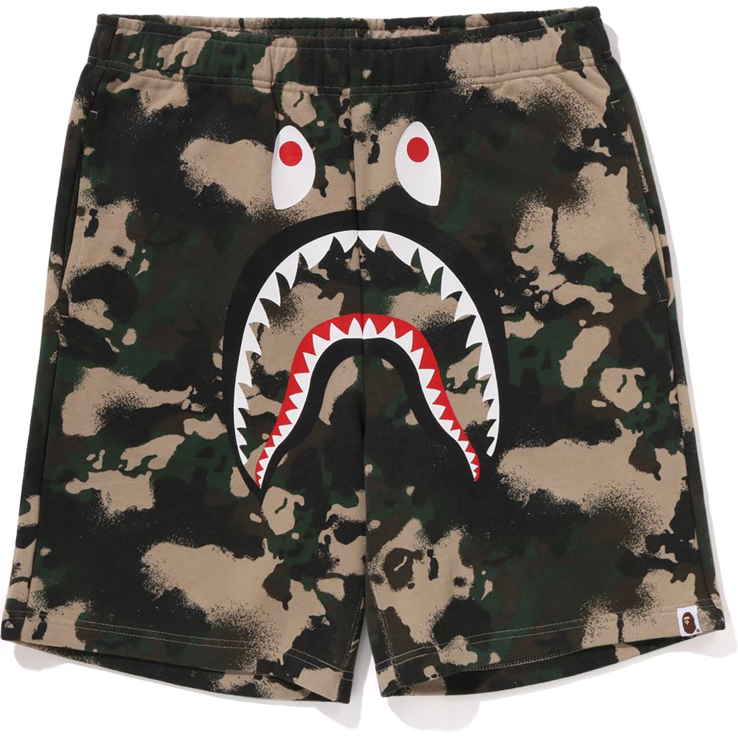 SHORT DE SPORT MAP CAMO COUPE RÉGULIÈRE SHARK HOMME