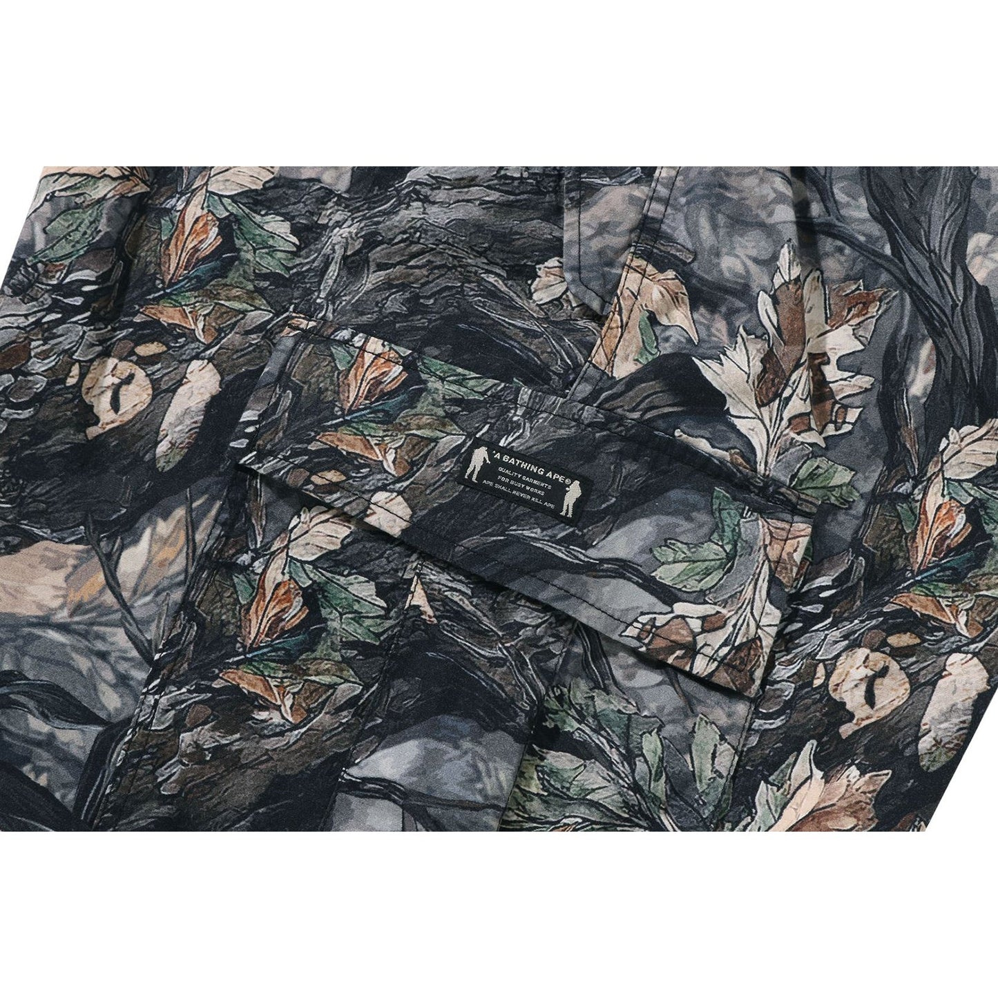 TREE EDGE CAMO CARGO SHORTS HERREN