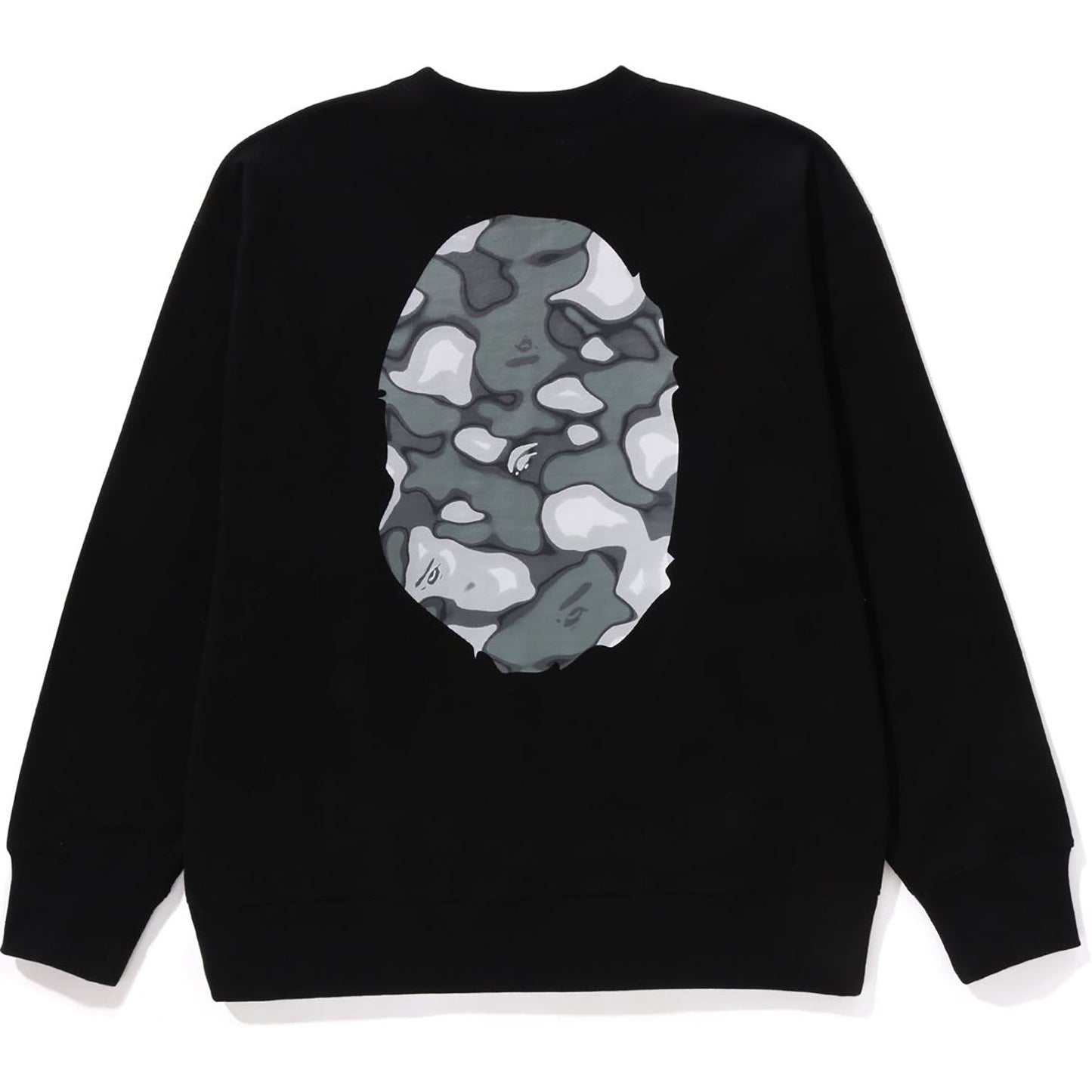 LIQUID CAMO APE HEAD CREWNECK SWEAT RELAXED FIT MENS