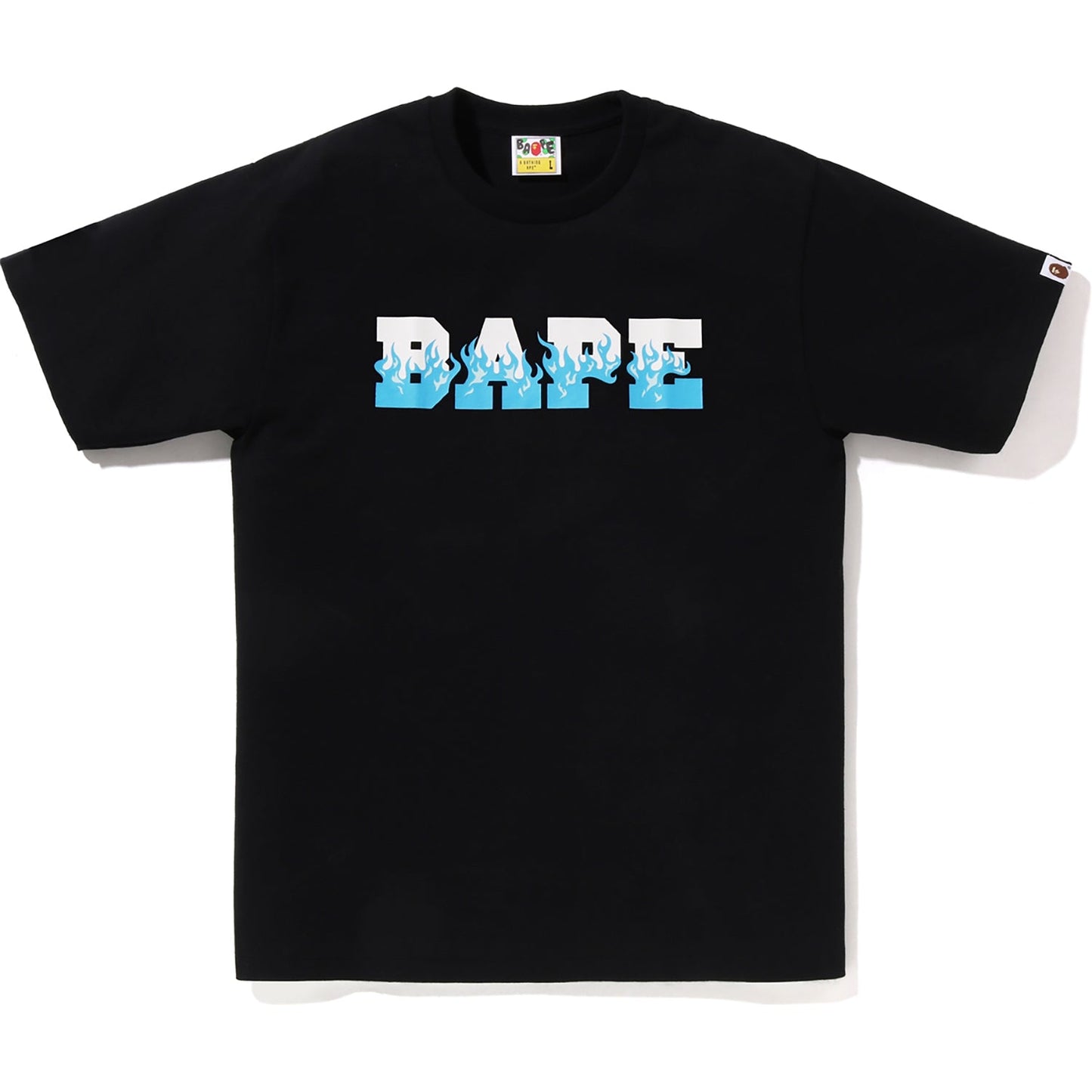 FLAME BAPE LOGO TEE HERREN