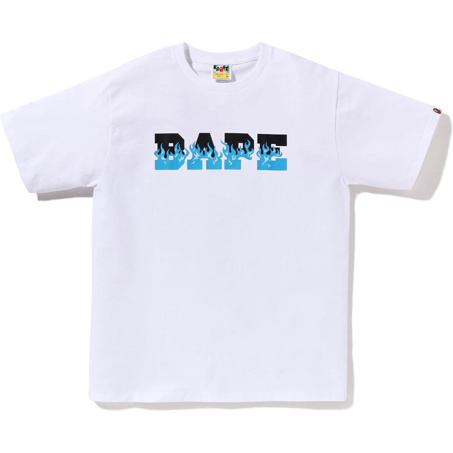 FLAME BAPE LOGO TEE HERREN