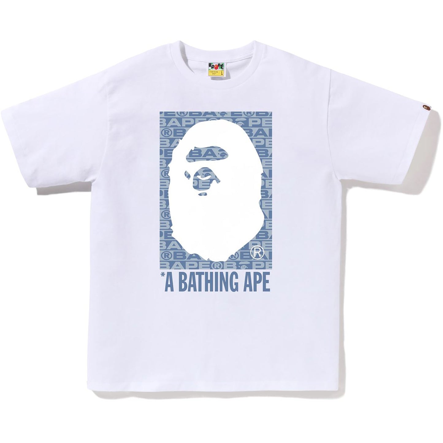 LUX SPORT PATTERN BOX APE HEAD TEE HERREN