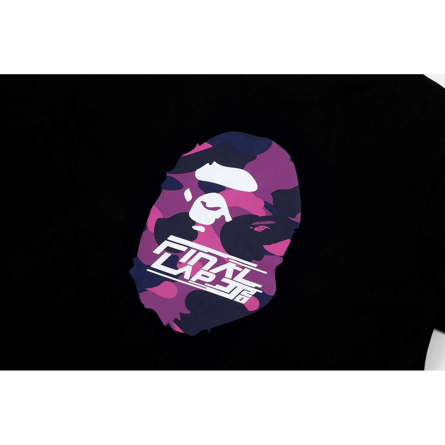 T-shirt décontracté BAPE X JJ LIN APE HEAD pour homme