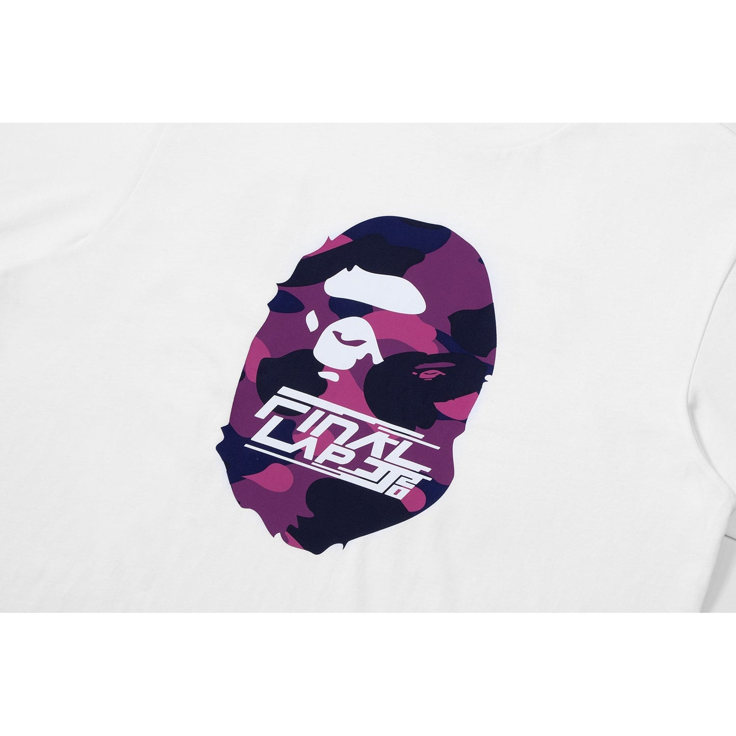 T-shirt décontracté BAPE X JJ LIN APE HEAD pour homme