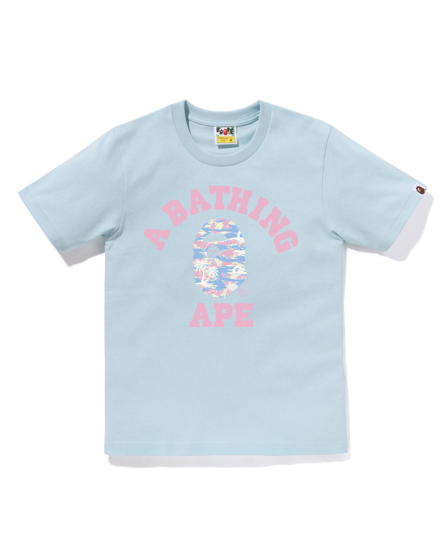 Palm Tree Camo College T-Shirt Damen