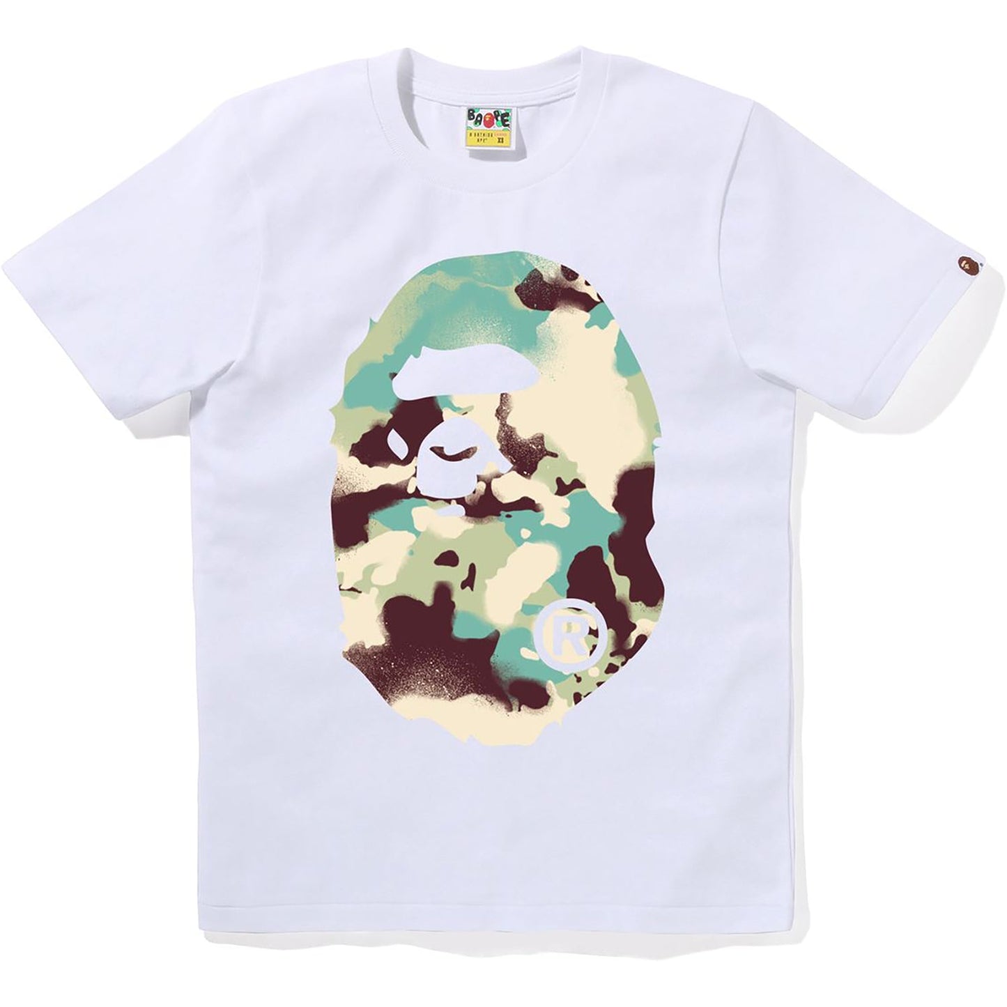 MAP CAMO BIG APE HEAD TEE DAMEN