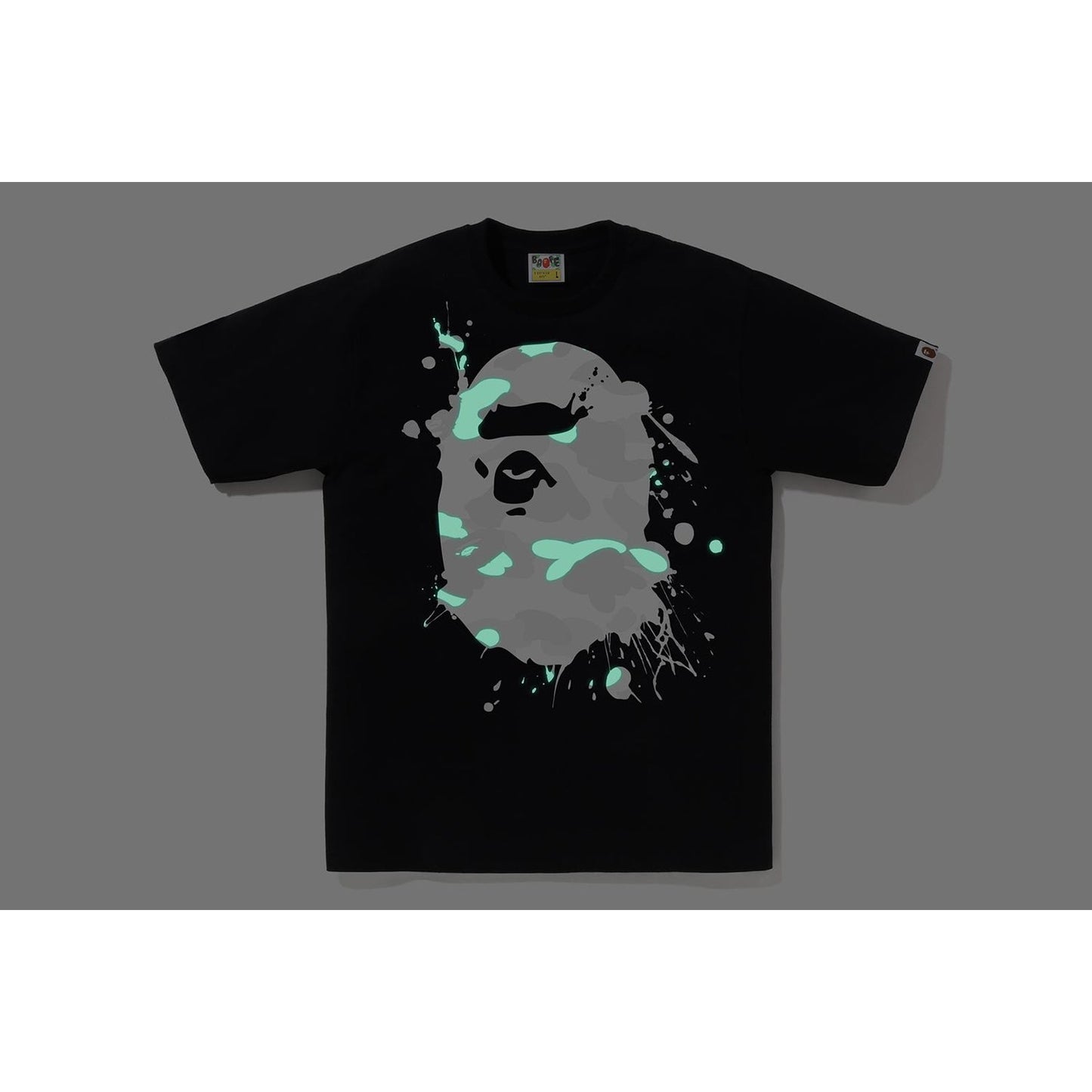 CITY CAMO PAINTING APE HEAD TEE HERREN
