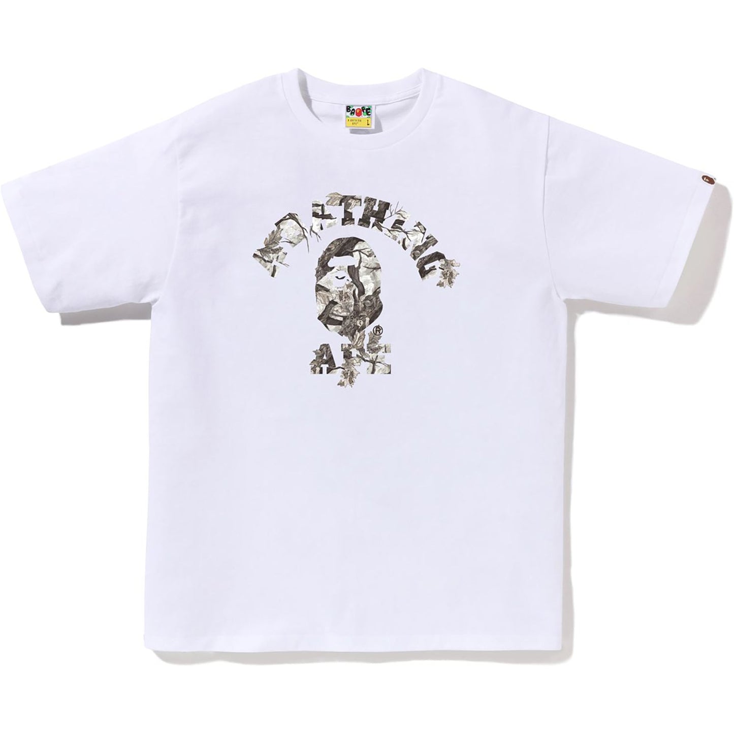 T-SHIRT BAPE HOMME TREE EDGE CAMO COLLEGE
