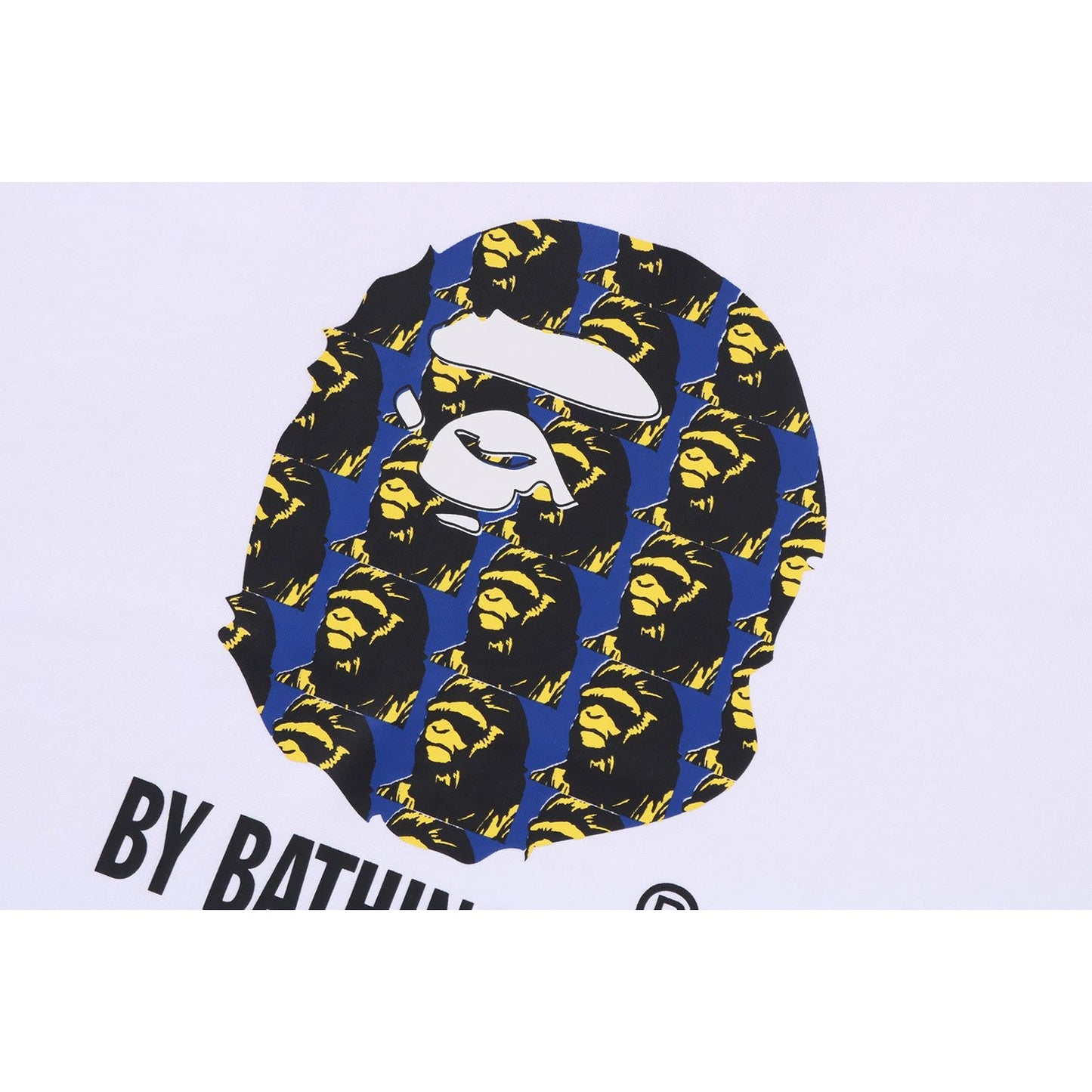 APE HEAD PATTERN BY BATHING APE RELAXED FIT TEE MENS