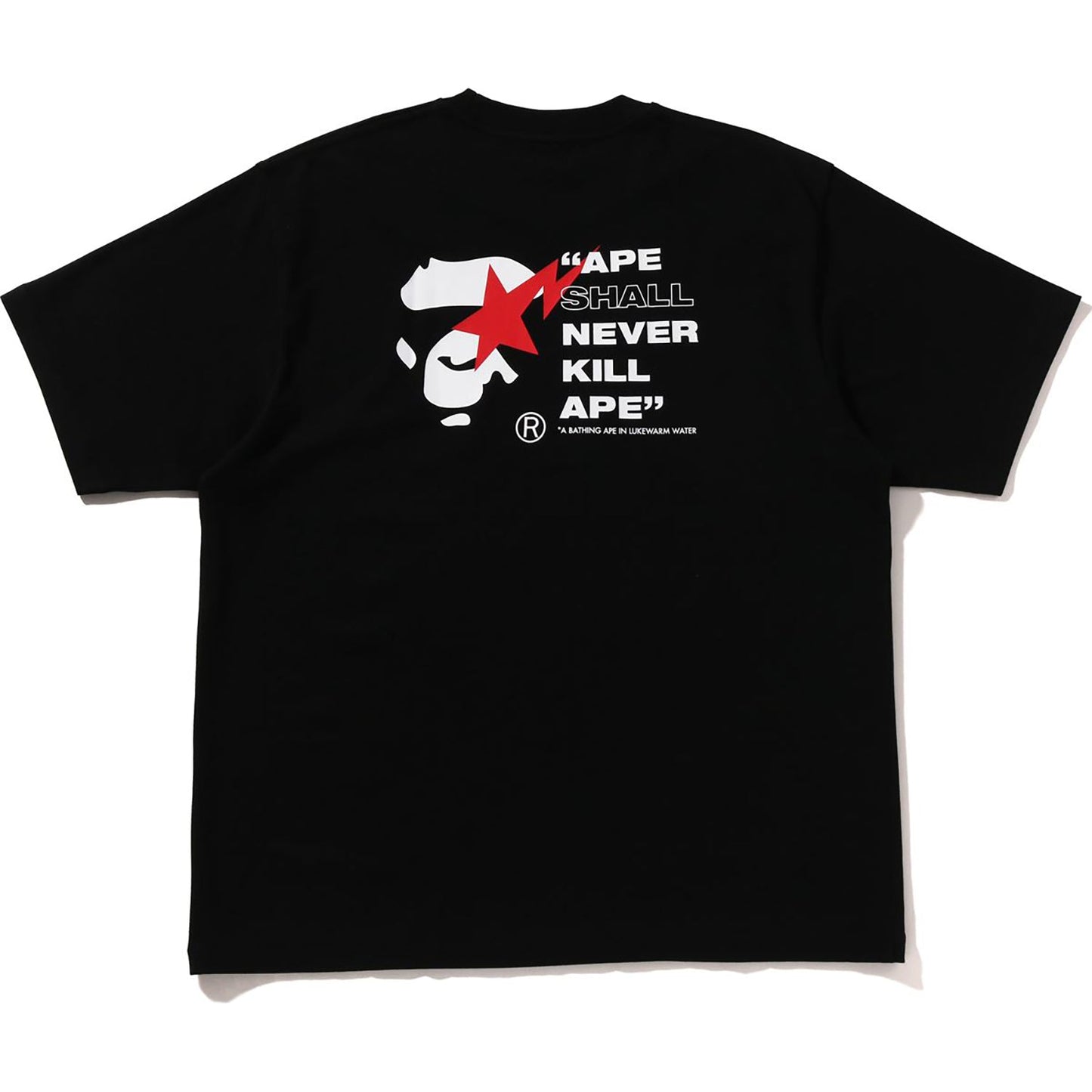 T-shirt décontracté BAPE STA APE FACE pour homme
