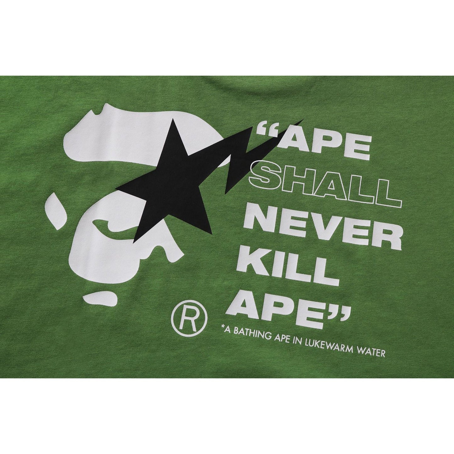 T-shirt décontracté BAPE STA APE FACE pour homme
