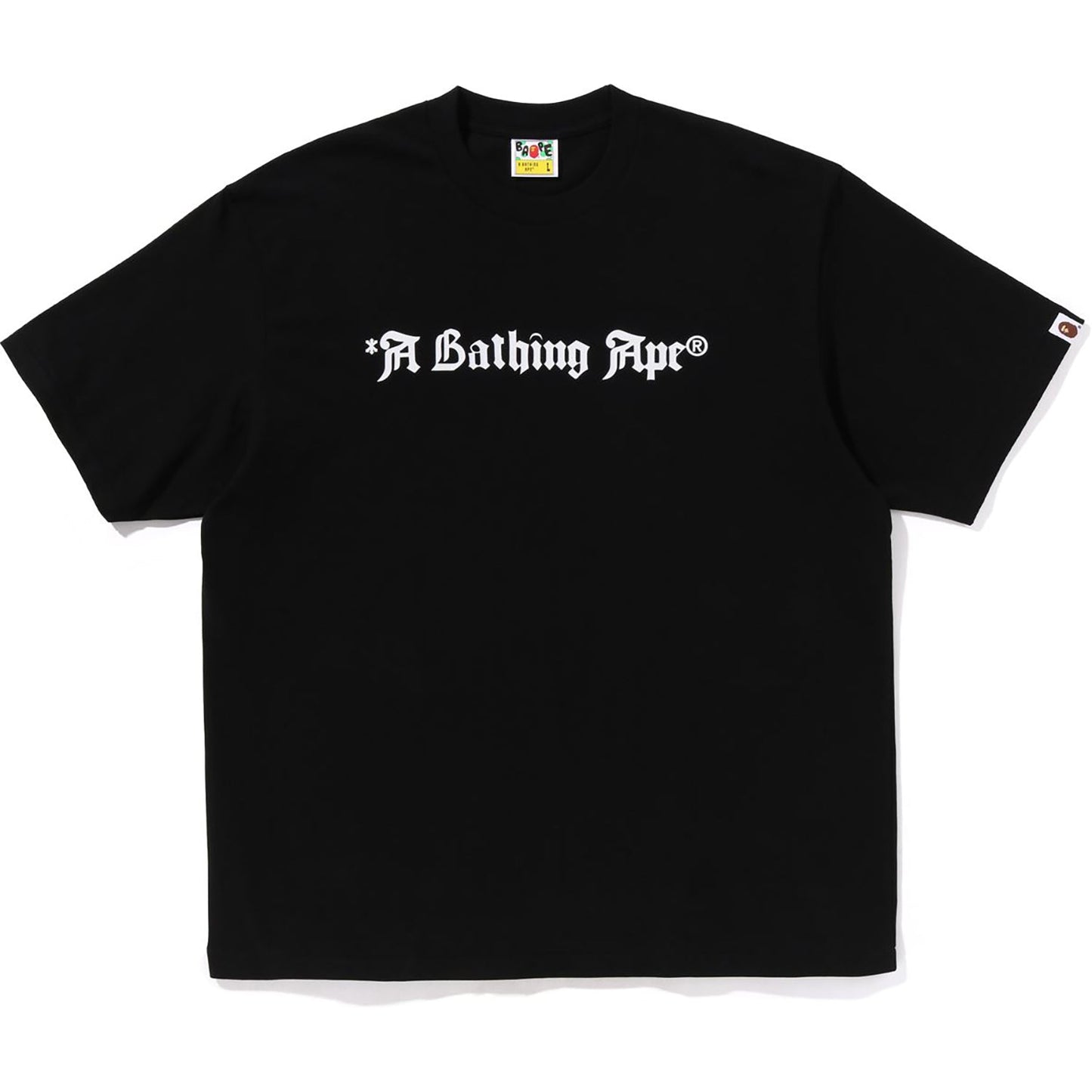 A BATHING APE LOGO RELAXED FIT T-SHIRT HERREN