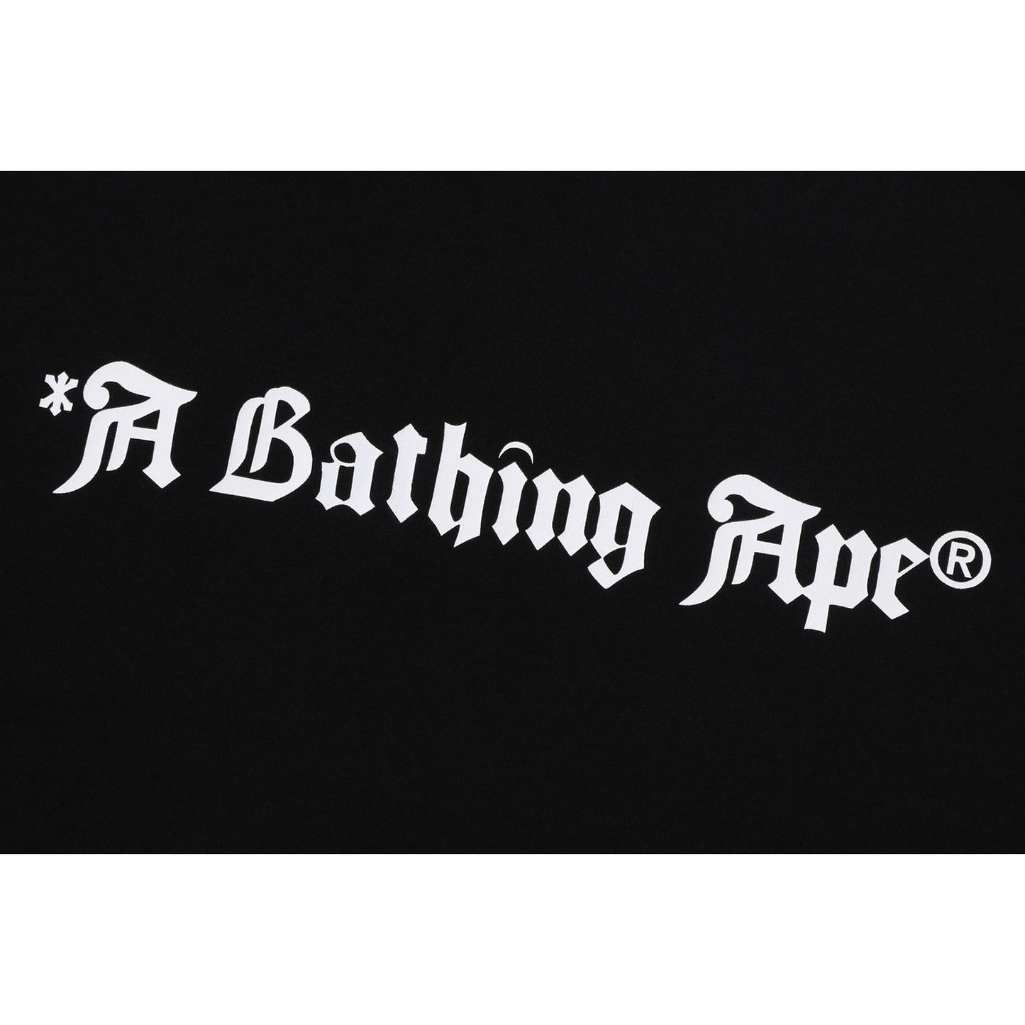 A BATHING APE LOGO RELAXED FIT T-SHIRT HERREN