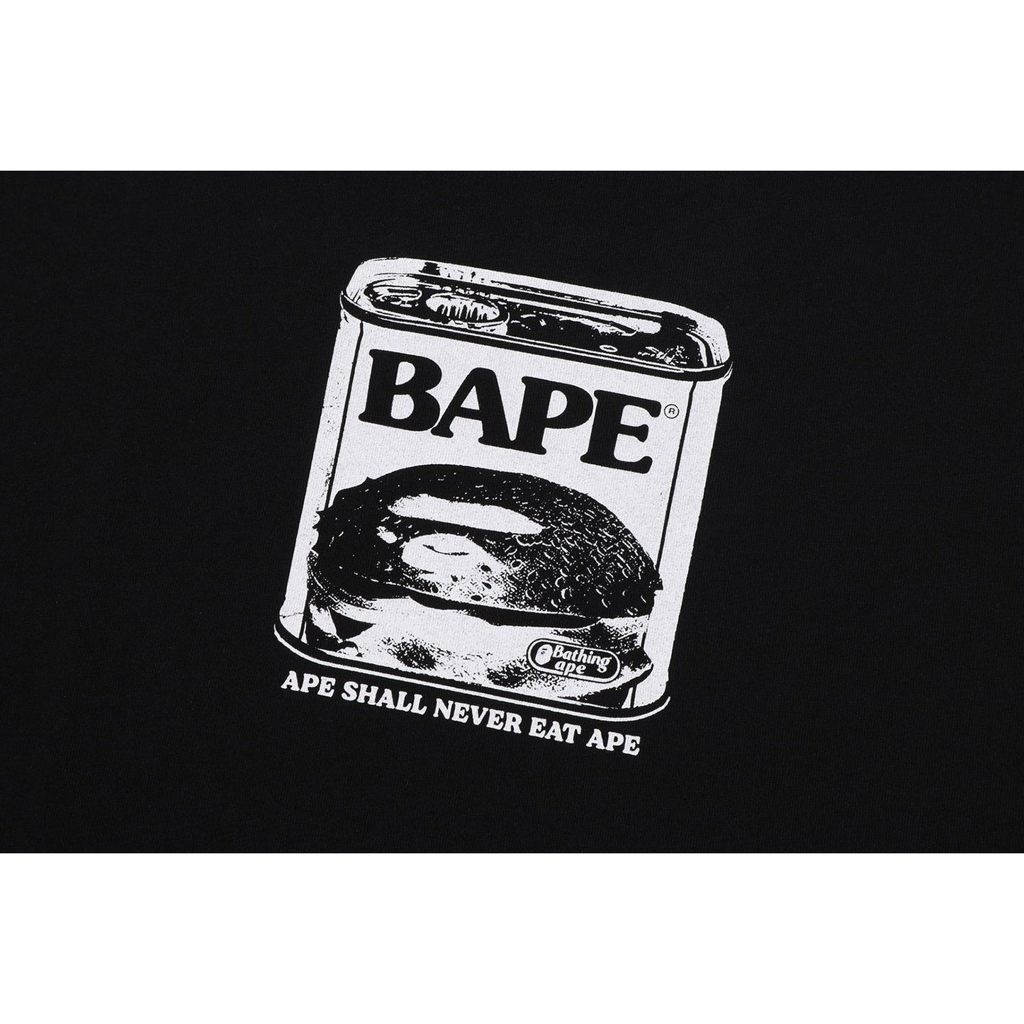 CAN FOOD BAPE LOGO RELAXED FIT T-SHIRT HERREN