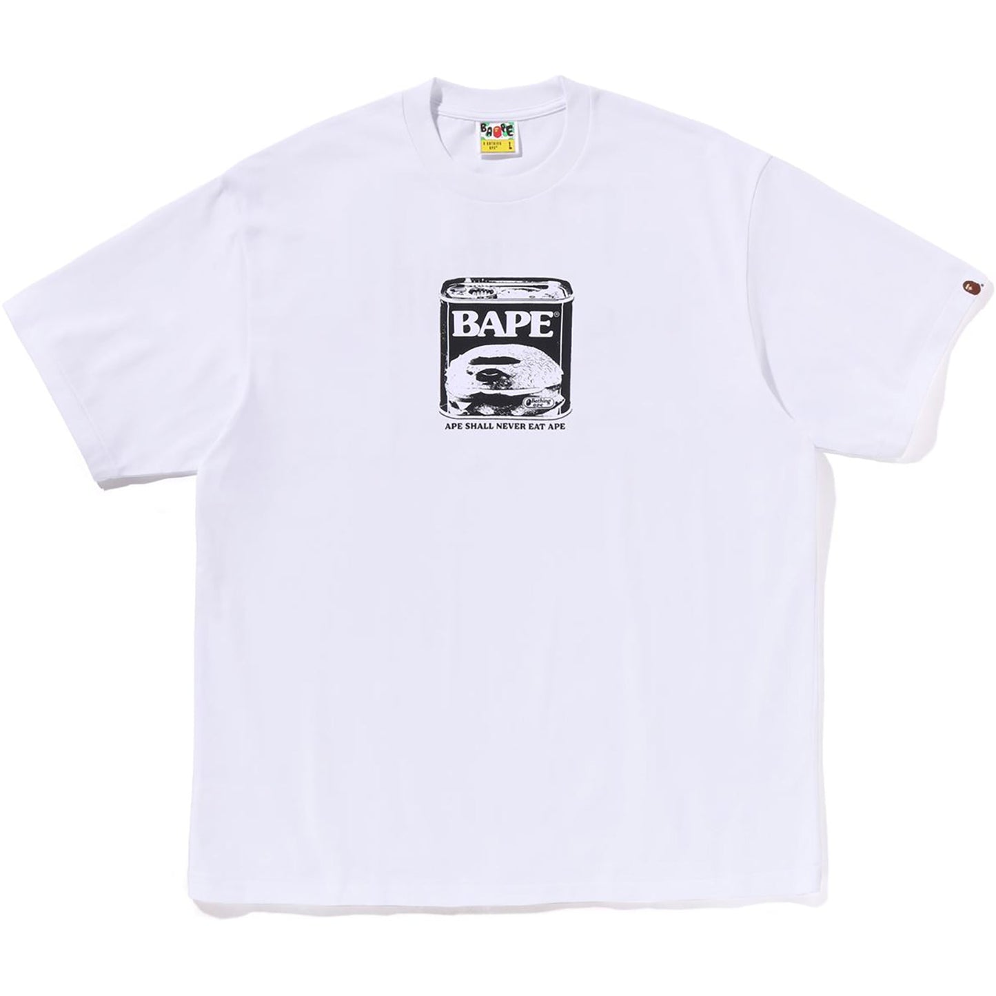 CAN FOOD BAPE LOGO RELAXED FIT T-SHIRT HERREN