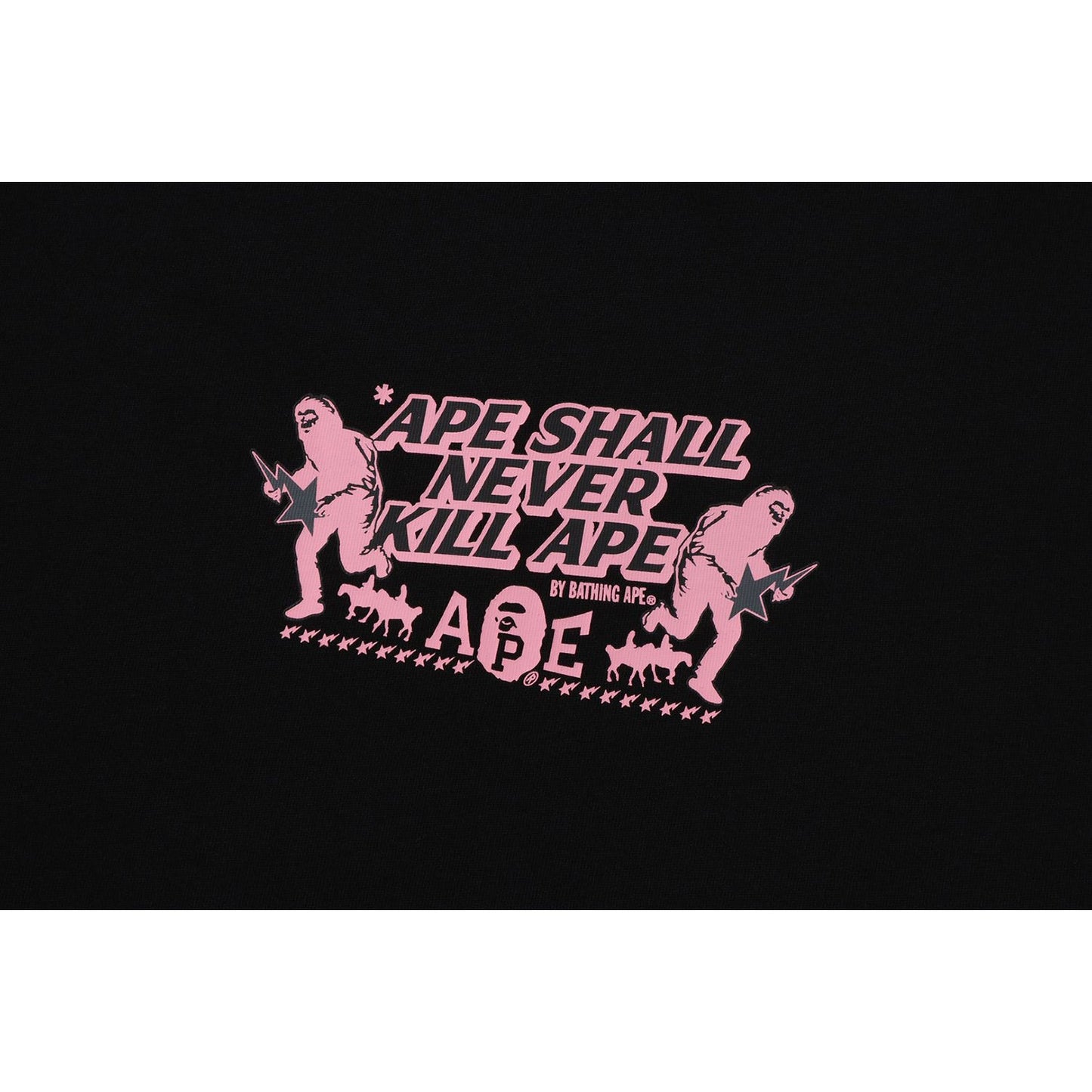 BAPE SLOGAN RELAXED FIT T-SHIRT HERREN