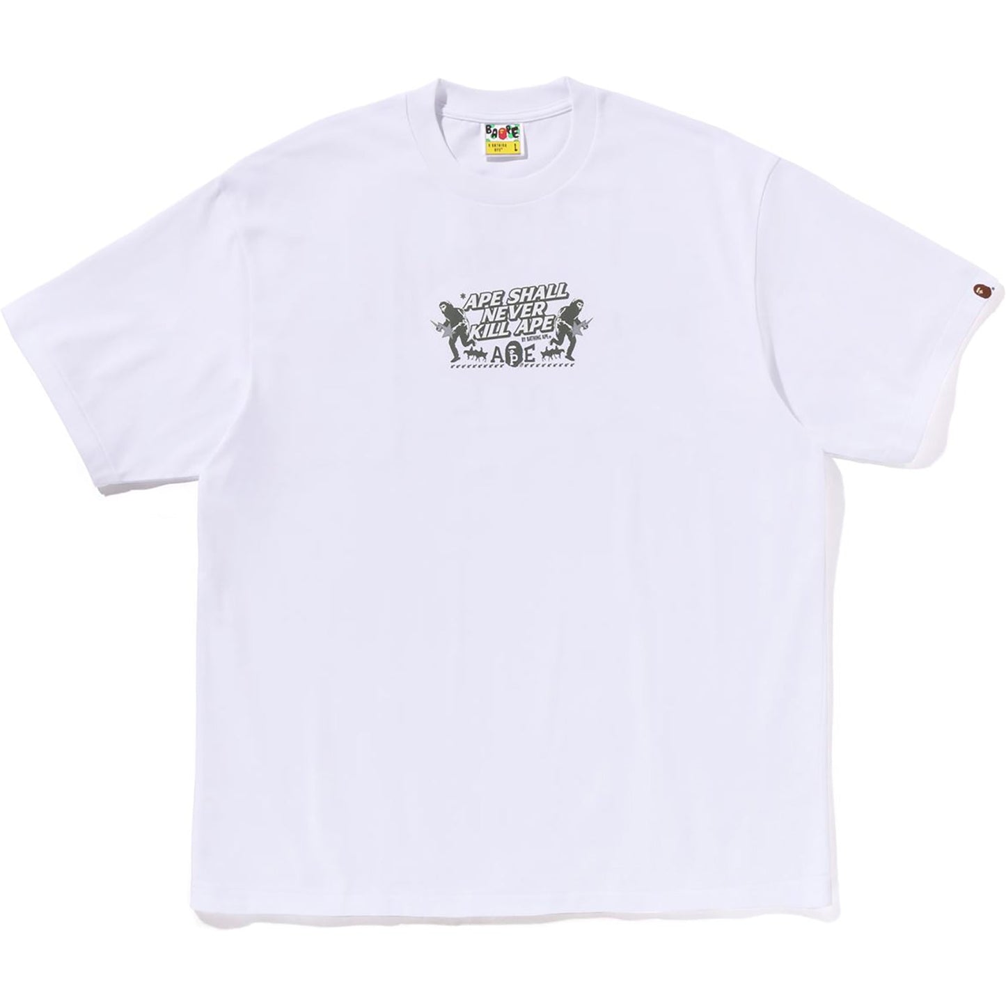 BAPE SLOGAN RELAXED FIT T-SHIRT HERREN