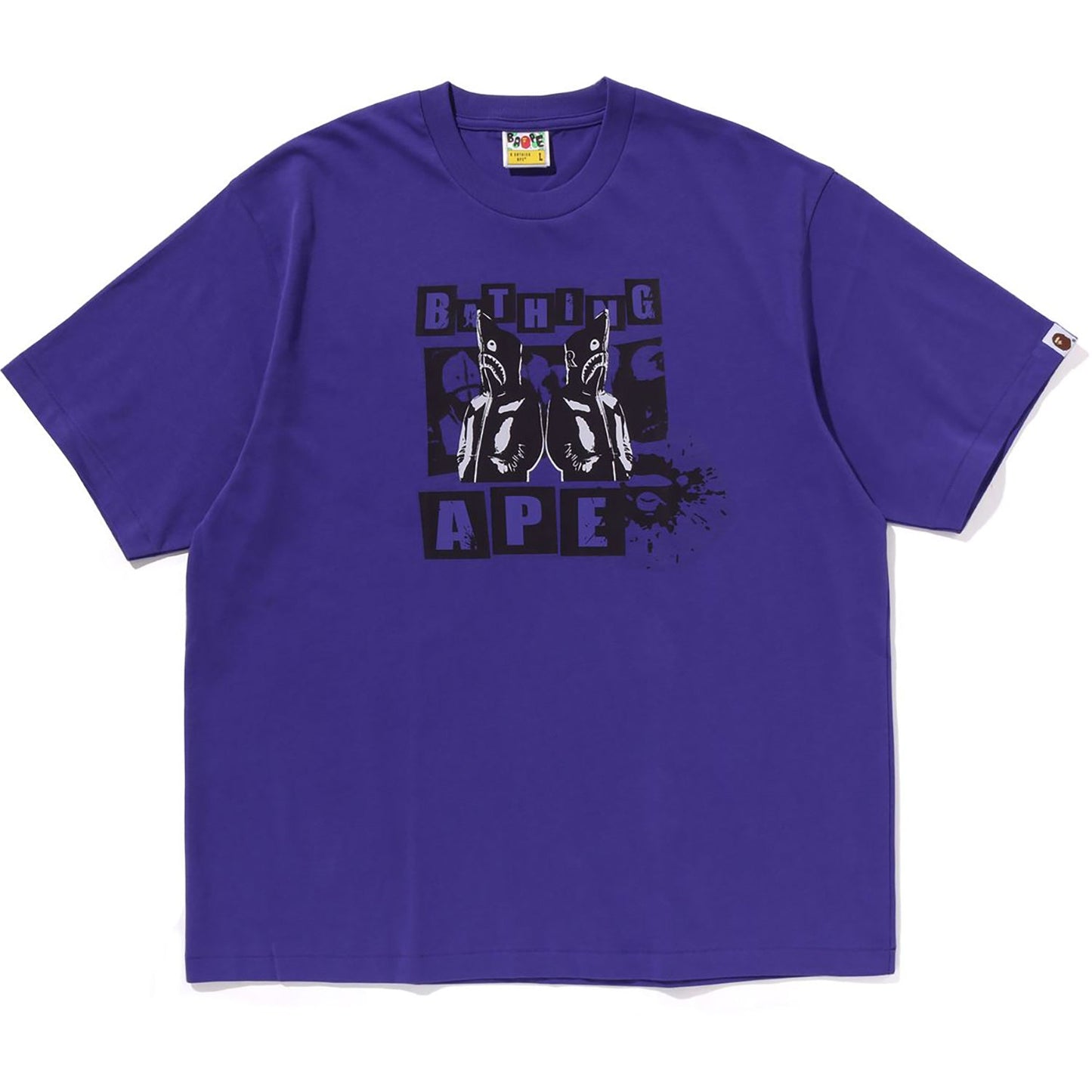 GRAFFITI BAPE LOGO RELAXED FIT TEE #2 HERREN