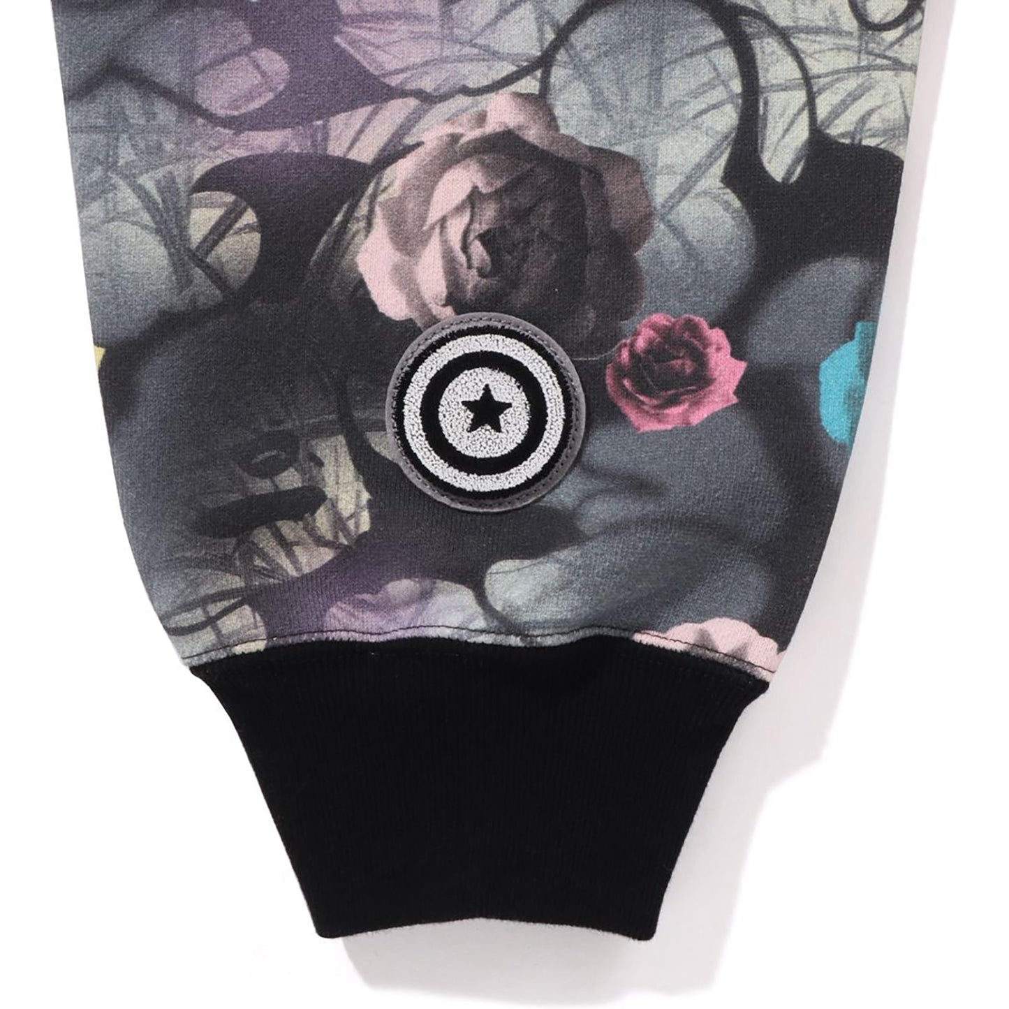 Sweat à capuche zippé intégral motif camouflage floral et requin, coupe décontractée, pour homme