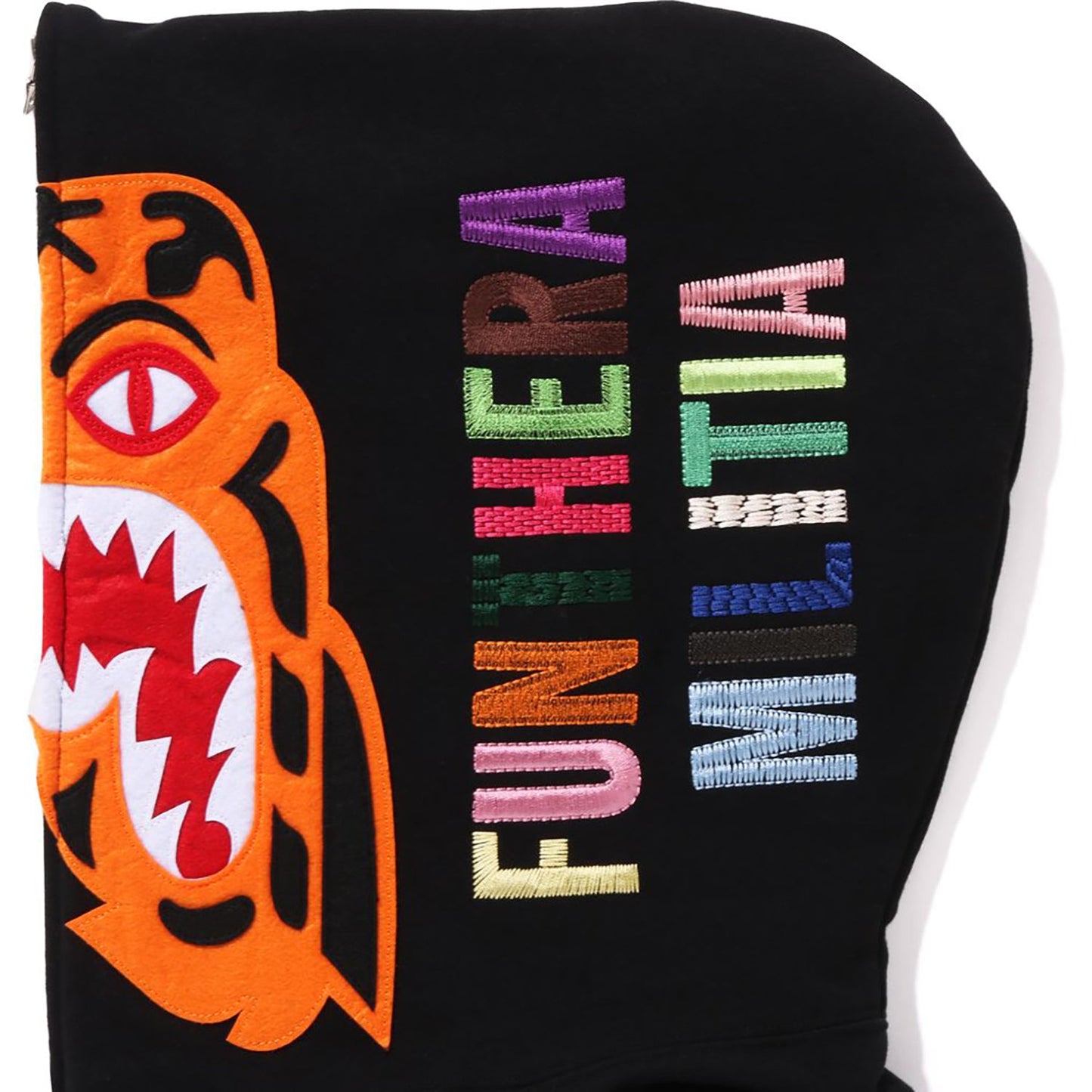 Sweat à capuche zippé Tiger pour homme