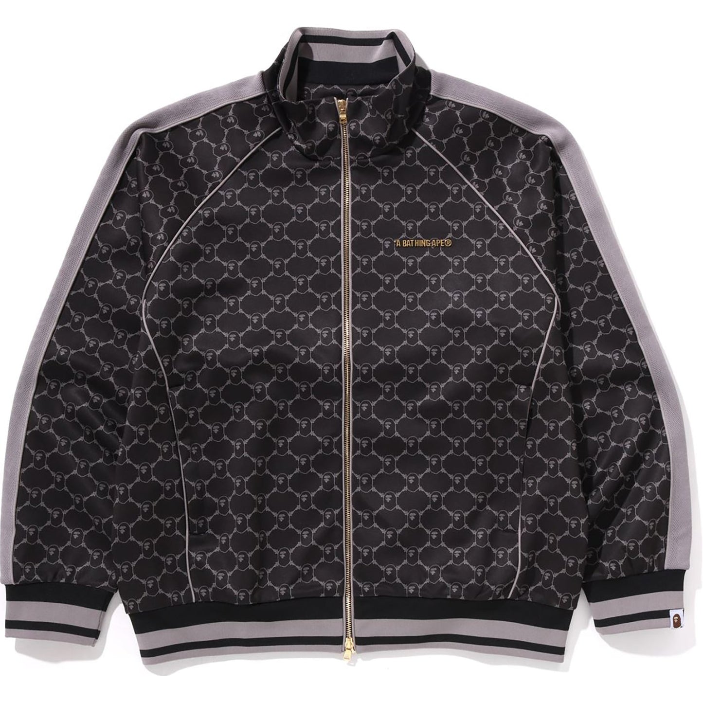 Veste de survêtement décontractée avec logo monogramme universitaire pour homme