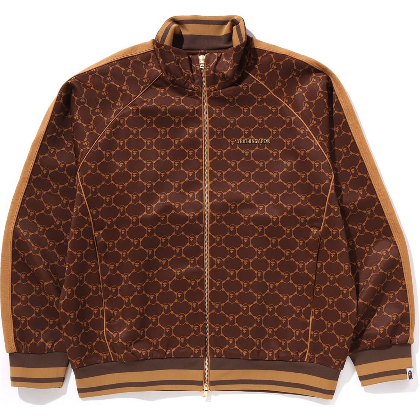 Veste de survêtement décontractée avec logo monogramme universitaire pour homme
