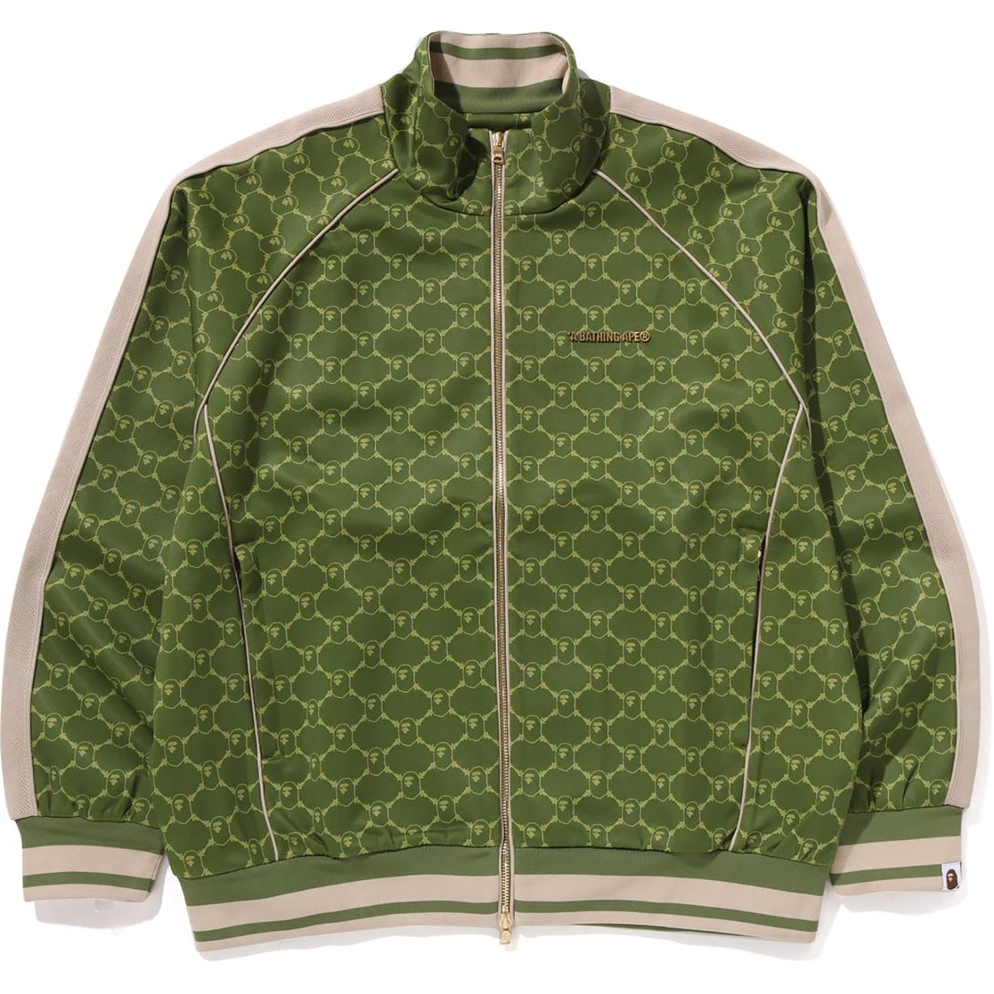 Veste de survêtement décontractée avec logo monogramme universitaire pour homme