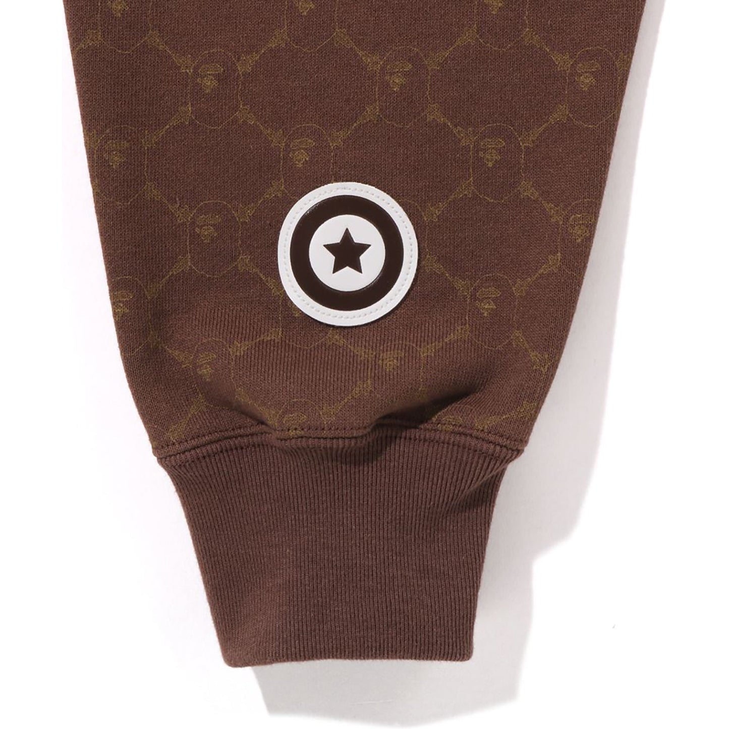 Sweat à capuche zippé intégral avec motif requin et monogramme universitaire, coupe décontractée, pour homme