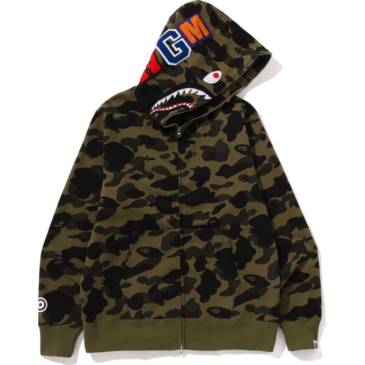 1ST CAMO SHARK FULL ZIP HOODIE HERREN