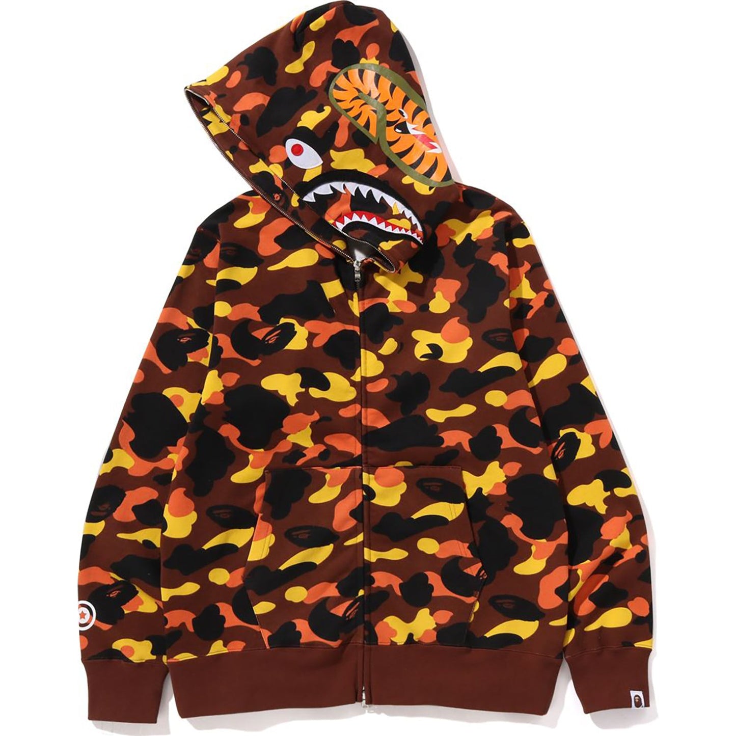 1ST CAMO SHARK FULL ZIP HOODIE HERREN